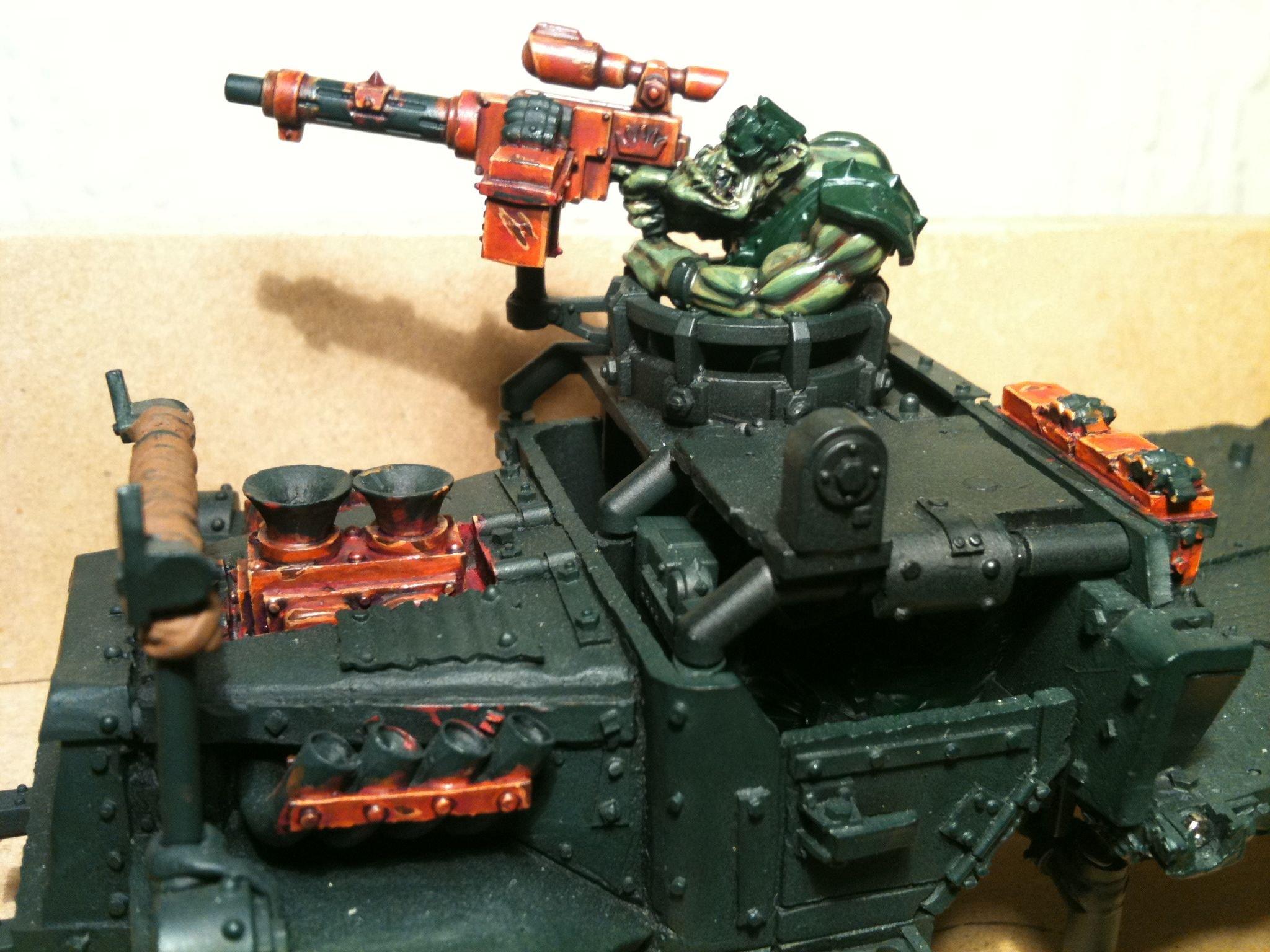 Da Dark Angelz, Orks, Trukk, Work In Progress