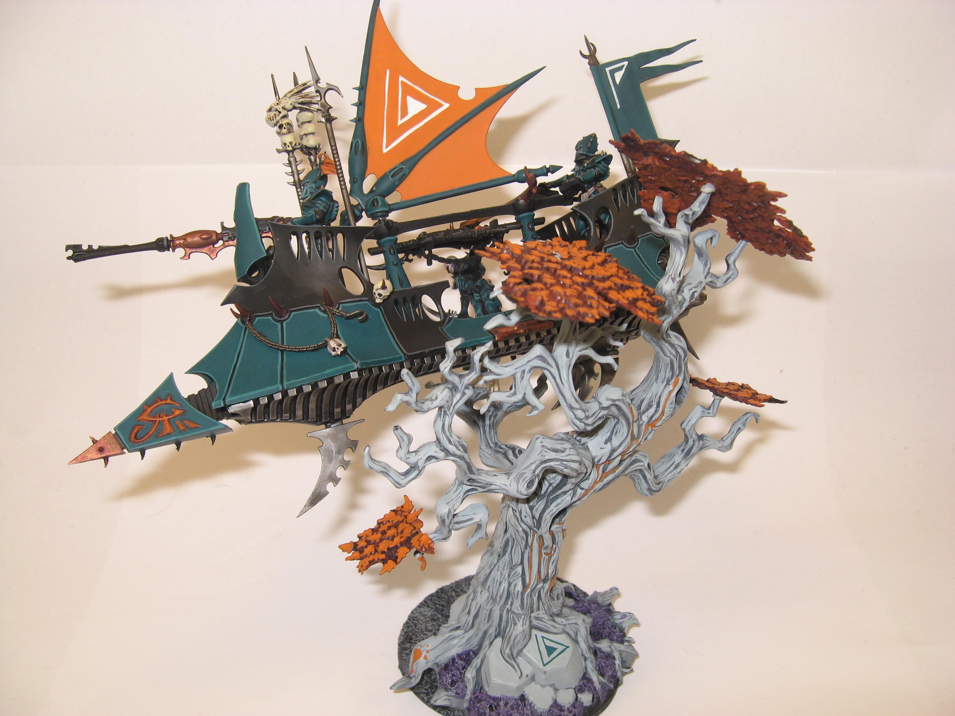Corpse Forest, Dark Eldar, Kabalite, Raider, Work In Progress