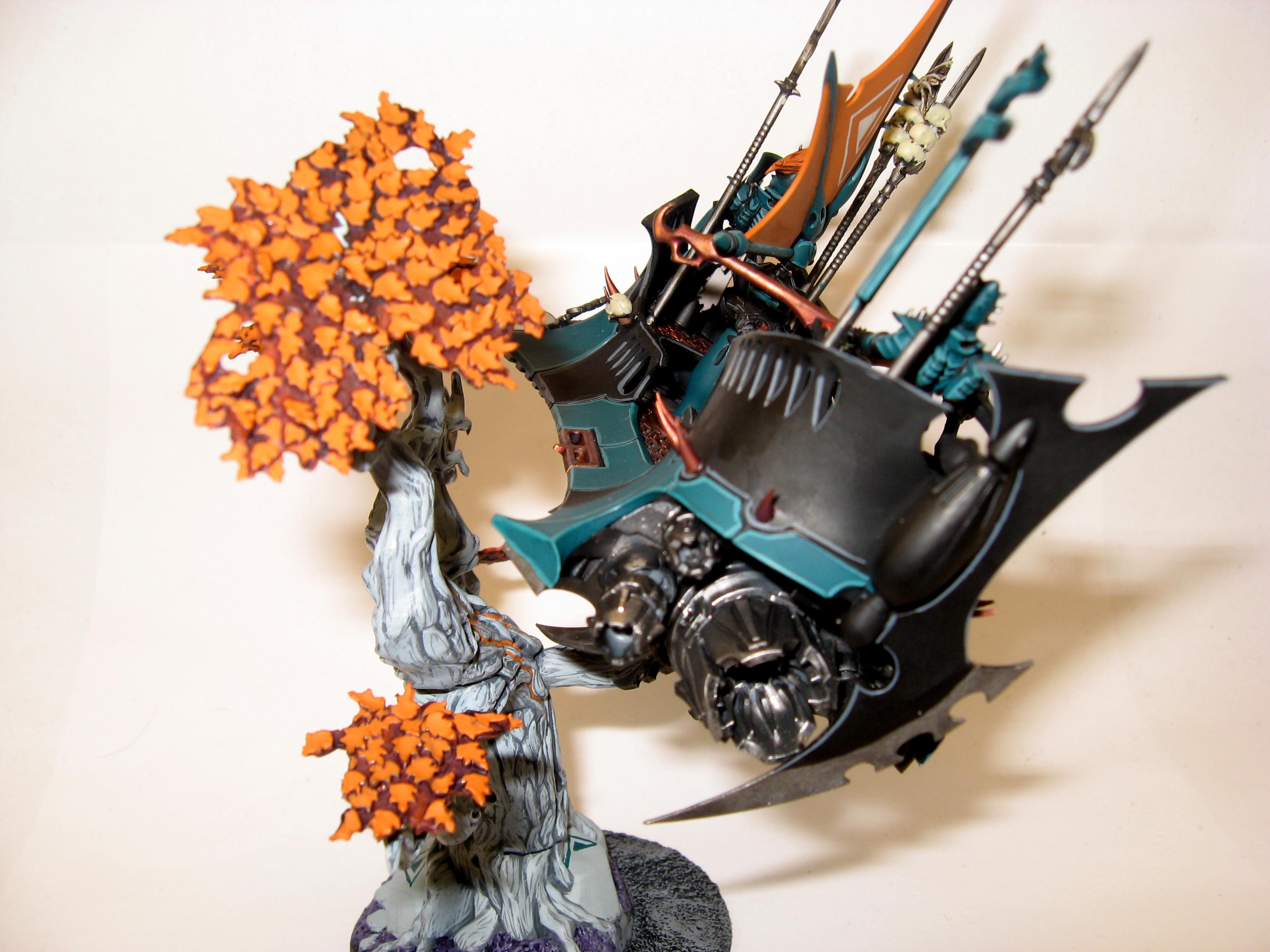 Corpse Forest, Dark Eldar, Kabalite, Raider, Work In Progress