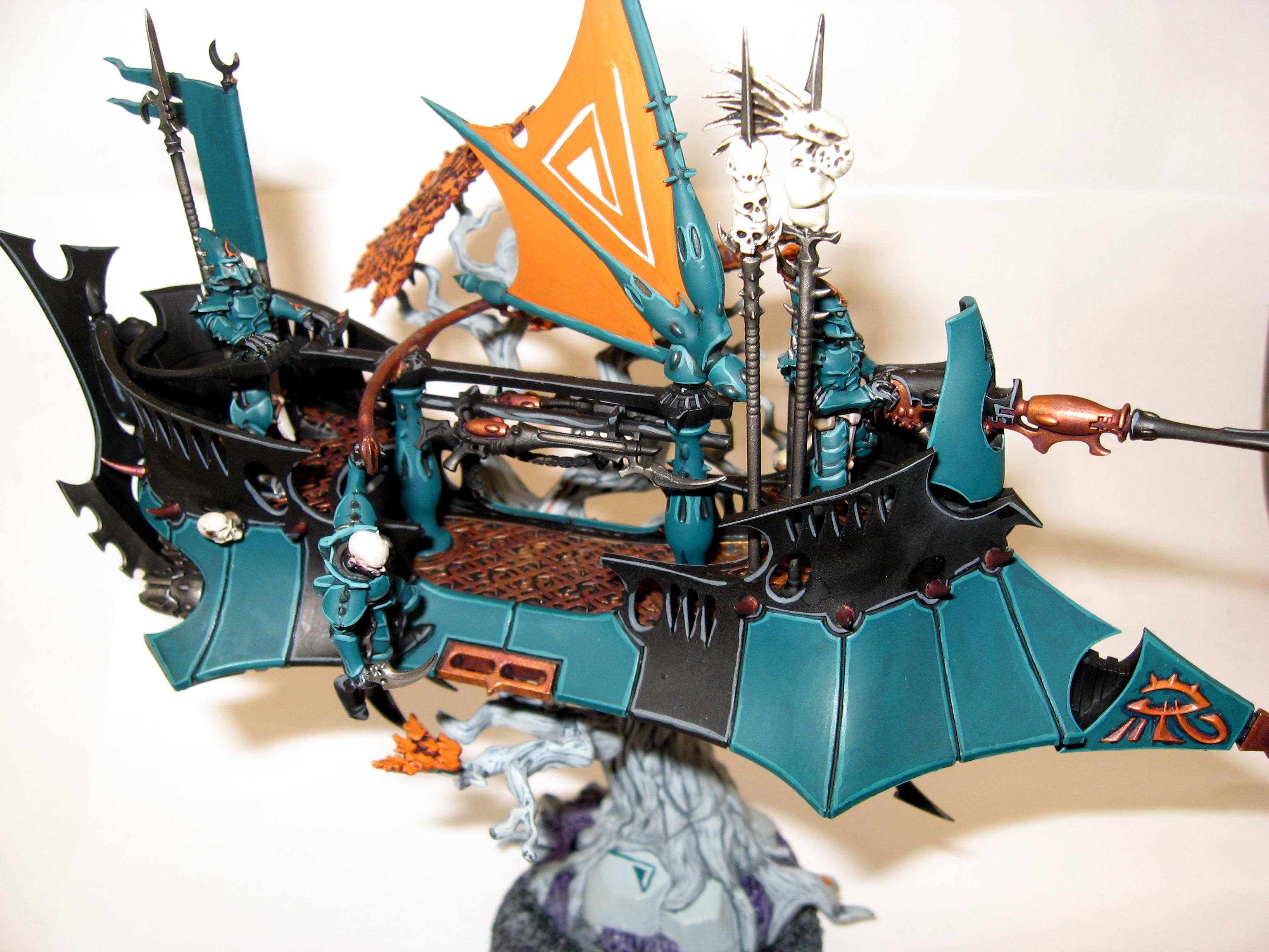 Corpse Forest, Dark Eldar, Kabalite, Raider, Work In Progress