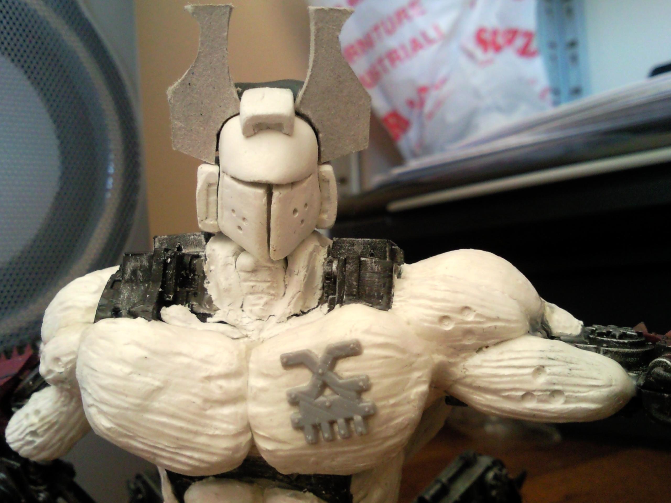 Chaos, Chaos Space Marines, Conversion, Defiler, Greenstuff, Khorne, Soul Grinder, Warhammer 40,000, Work In Progress