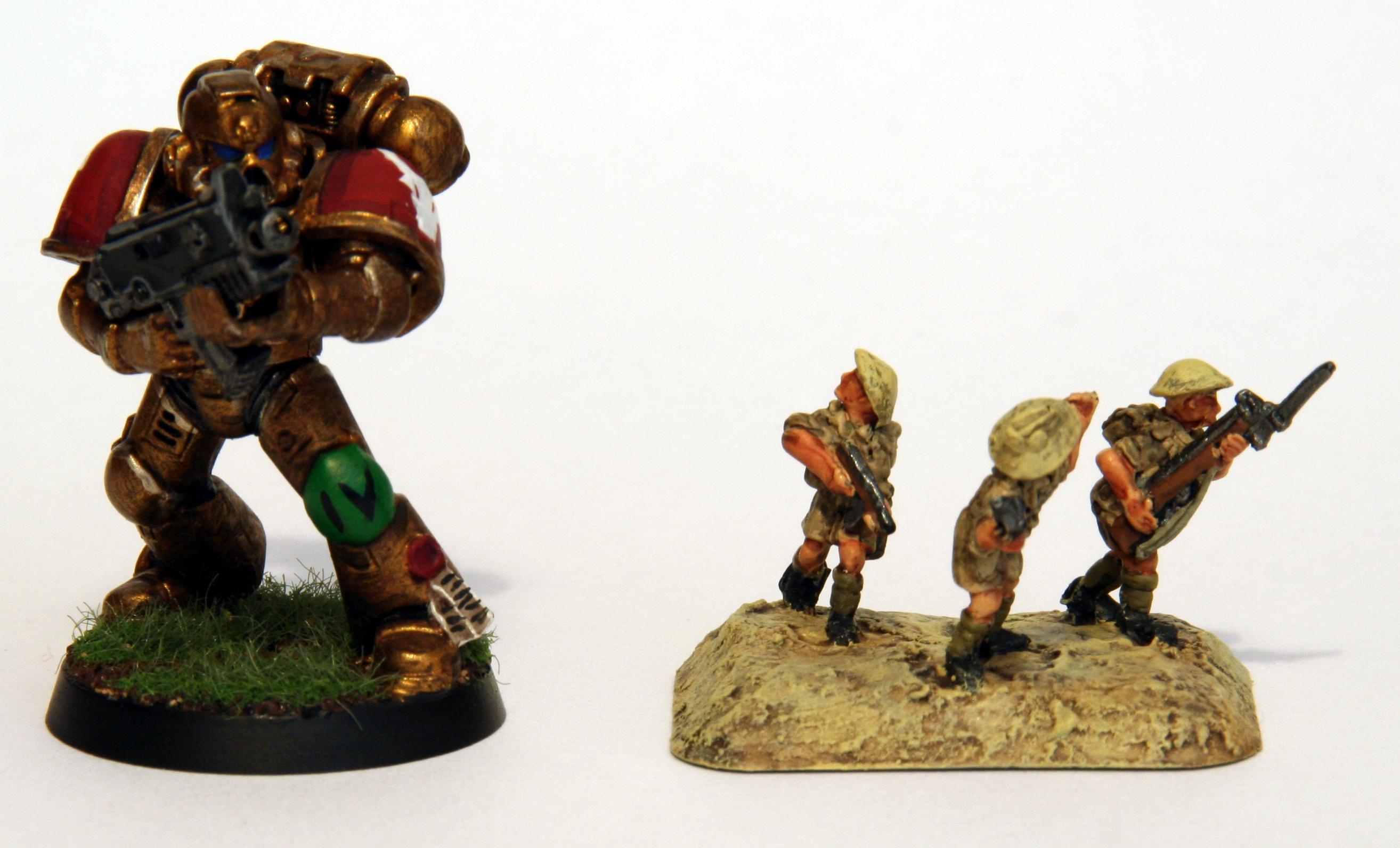 Comparison, Flames Of War, Warhammer 40,000