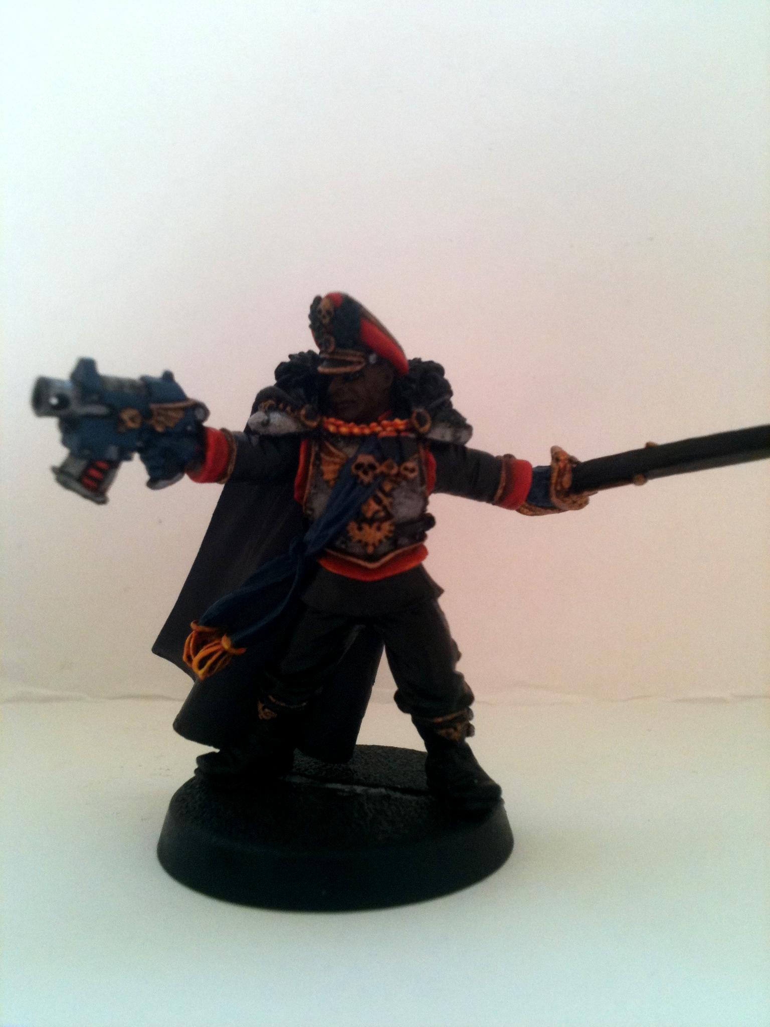 Commissar, Finecast, Imperial Guard, Warhammer 40,000, Work In Progress