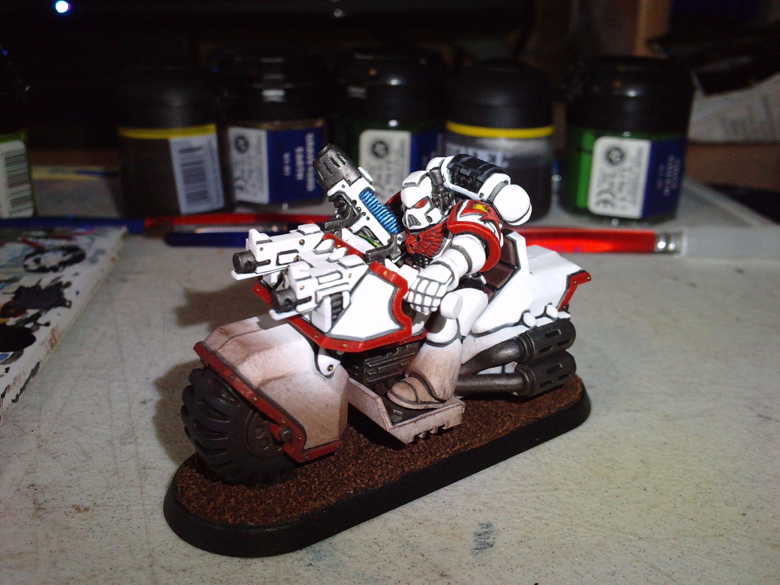 Bike, Space Marines, Warhammer 40,000, Whitescars