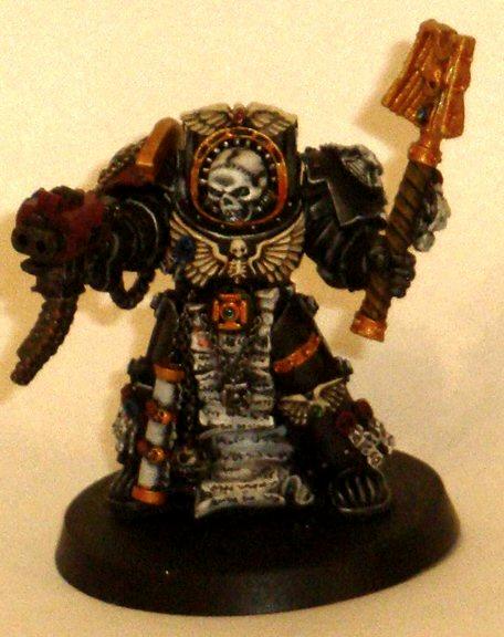 Chaplain, Space Marines, Terminator Armor, Terminator Chaplain, Work In Progress