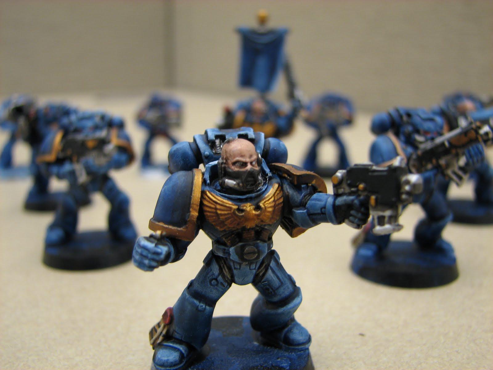 Beginner, Space Marines, Tactical Squad, Ultramarines, Warhammer 40,000
