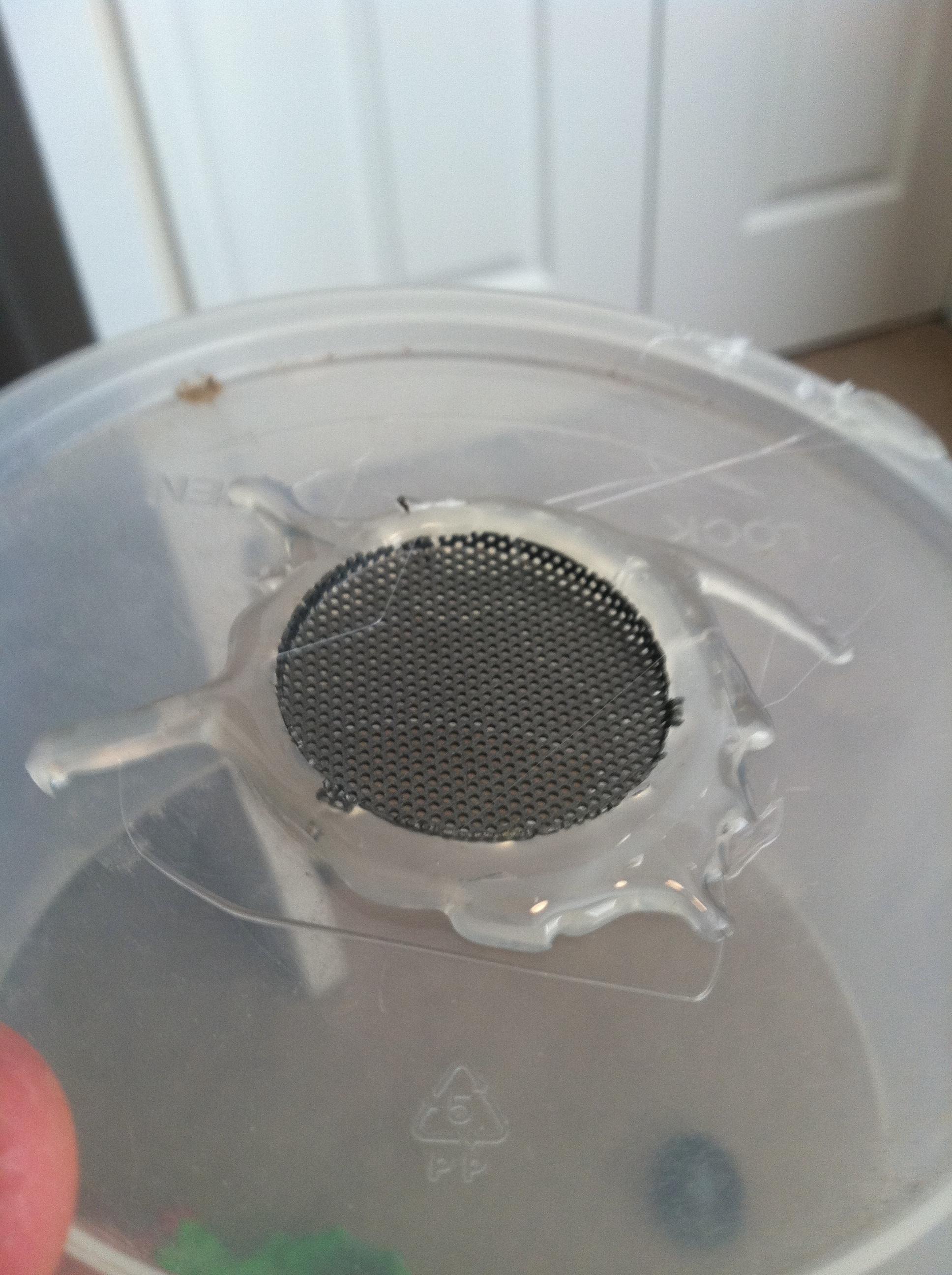 I used a speaker grille, you can use any other screen you like