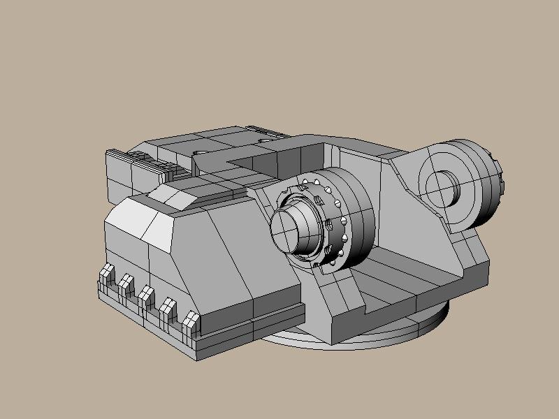 New turret body. It's a bit more rugged than the old design