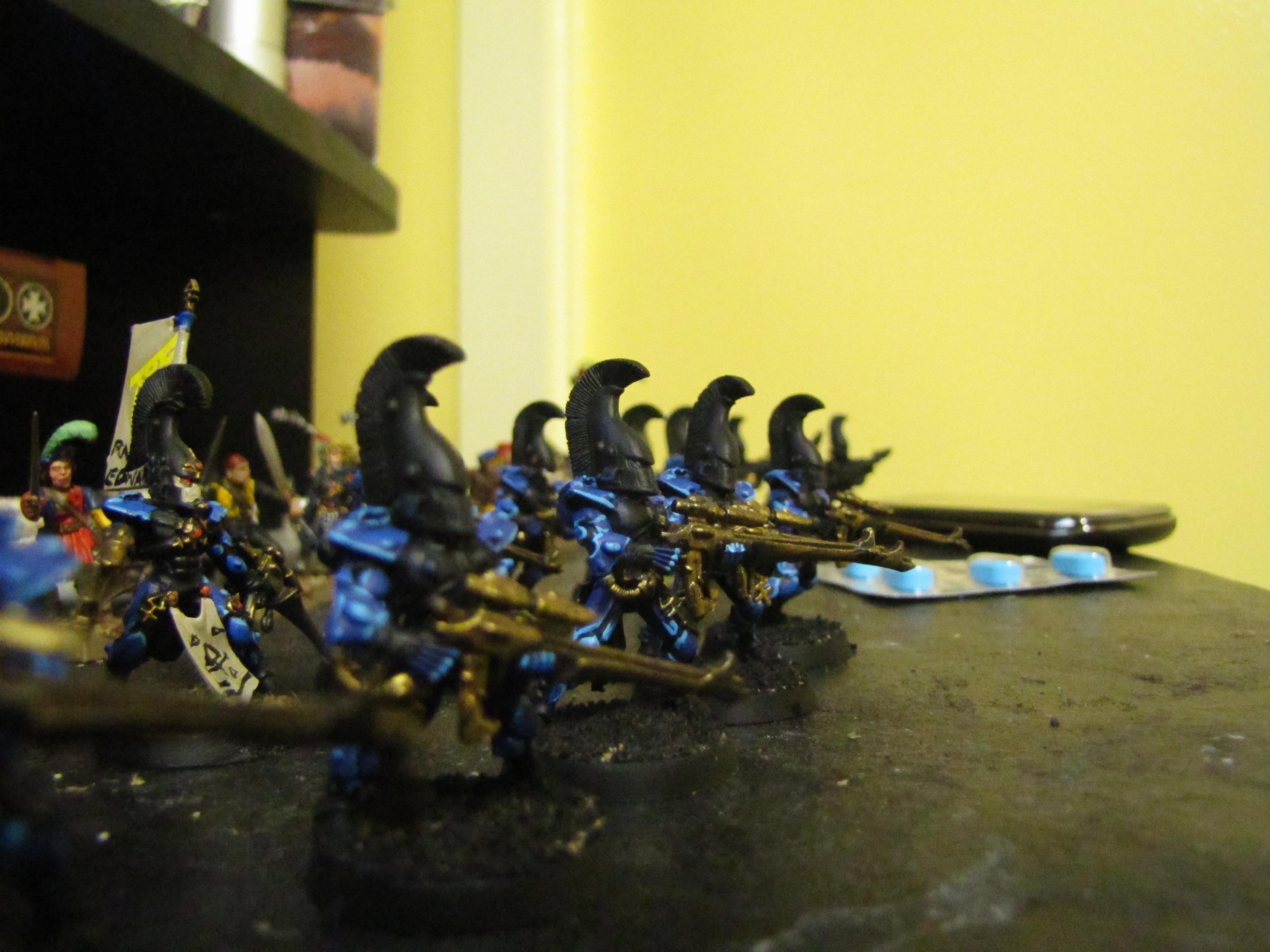 Dire Avengers WIP highlighted