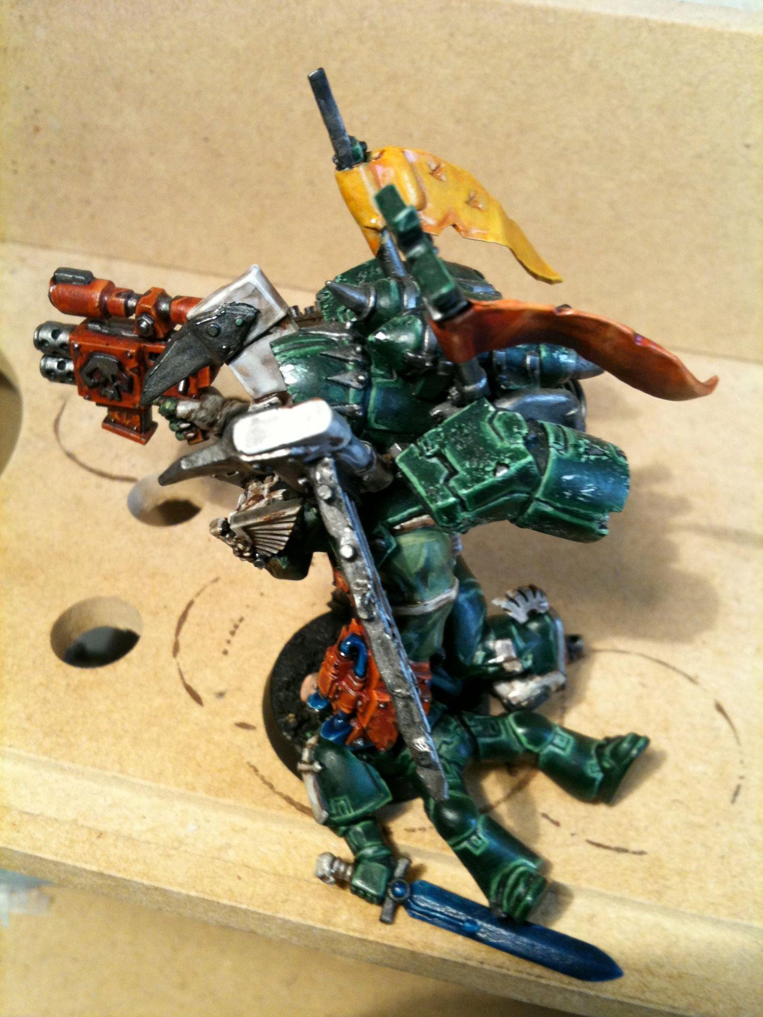 Da Dark Angelz, Gms, Nob, Orks, Stormboy, Work In Progress