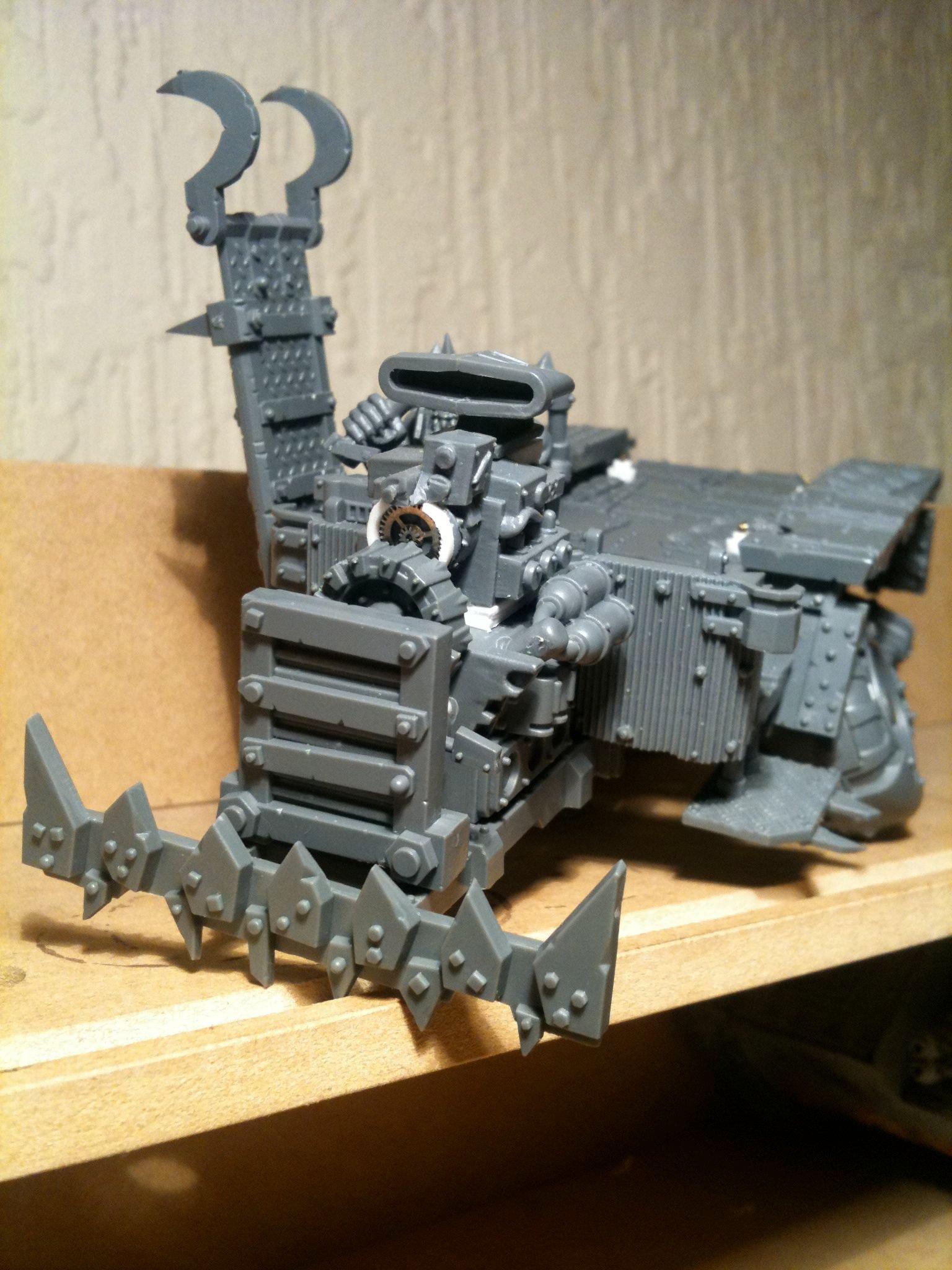 Da Dark Angelz, Gms, Orks, Trukk, Work In Progress