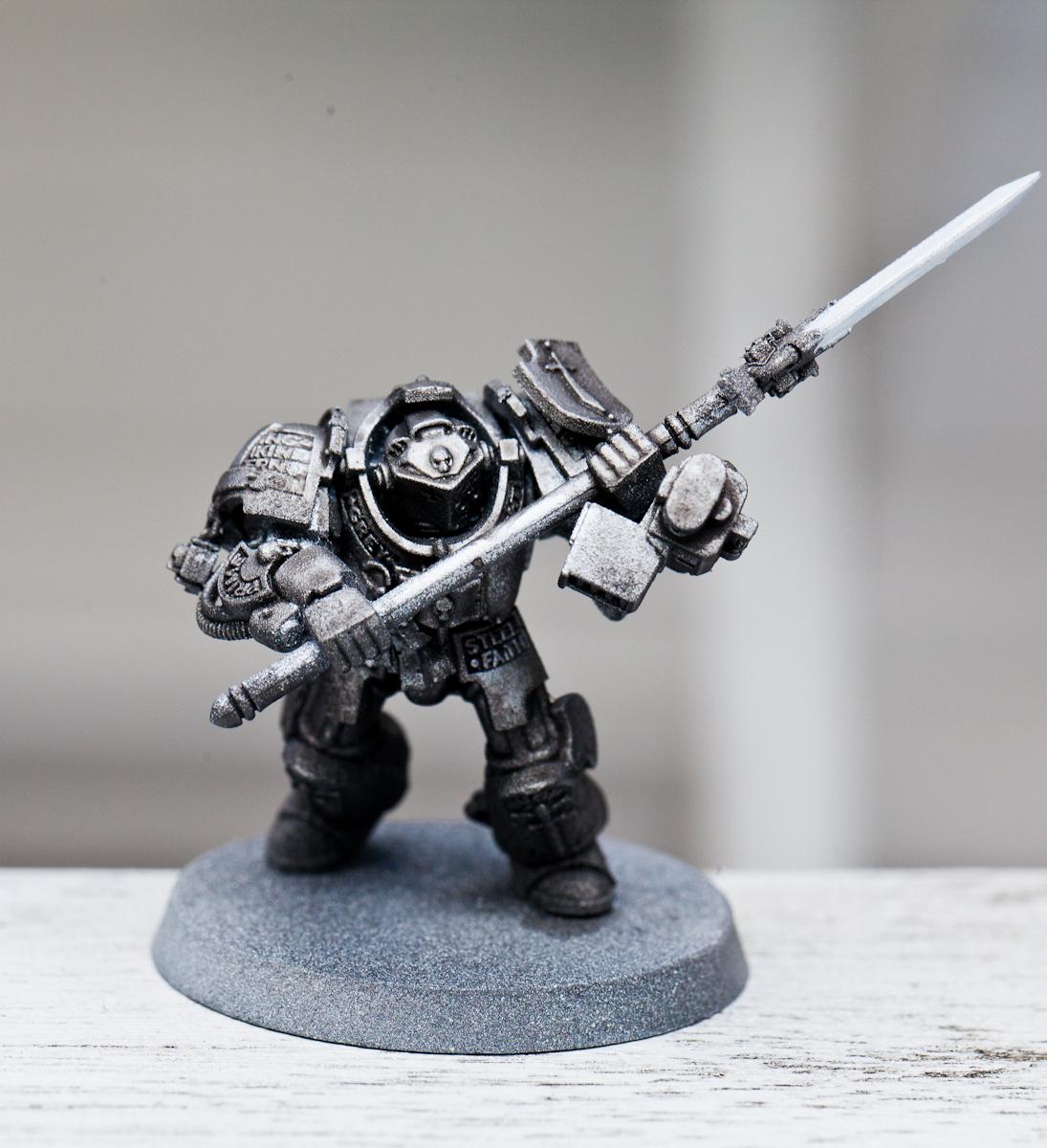 Grey Knights, Space Marines, Terminator Armor, Work In Progress