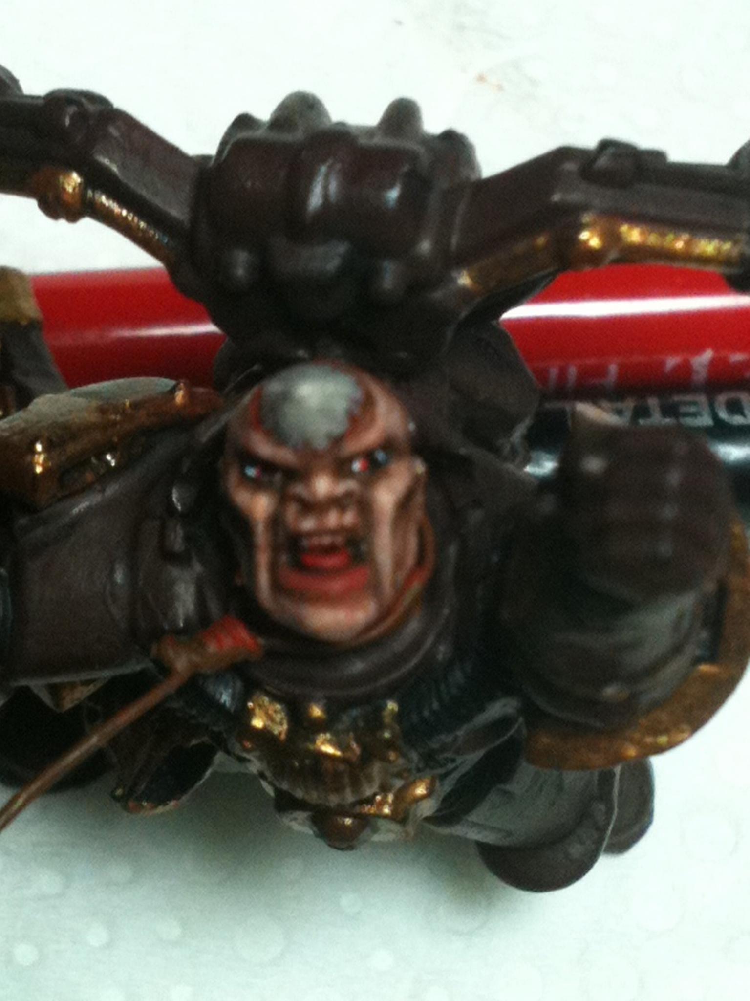 Chaos, Chaos Space Marines, Conversion, Khorne, Plastic, Space Marines, Warhammer 40,000, Work In Progress