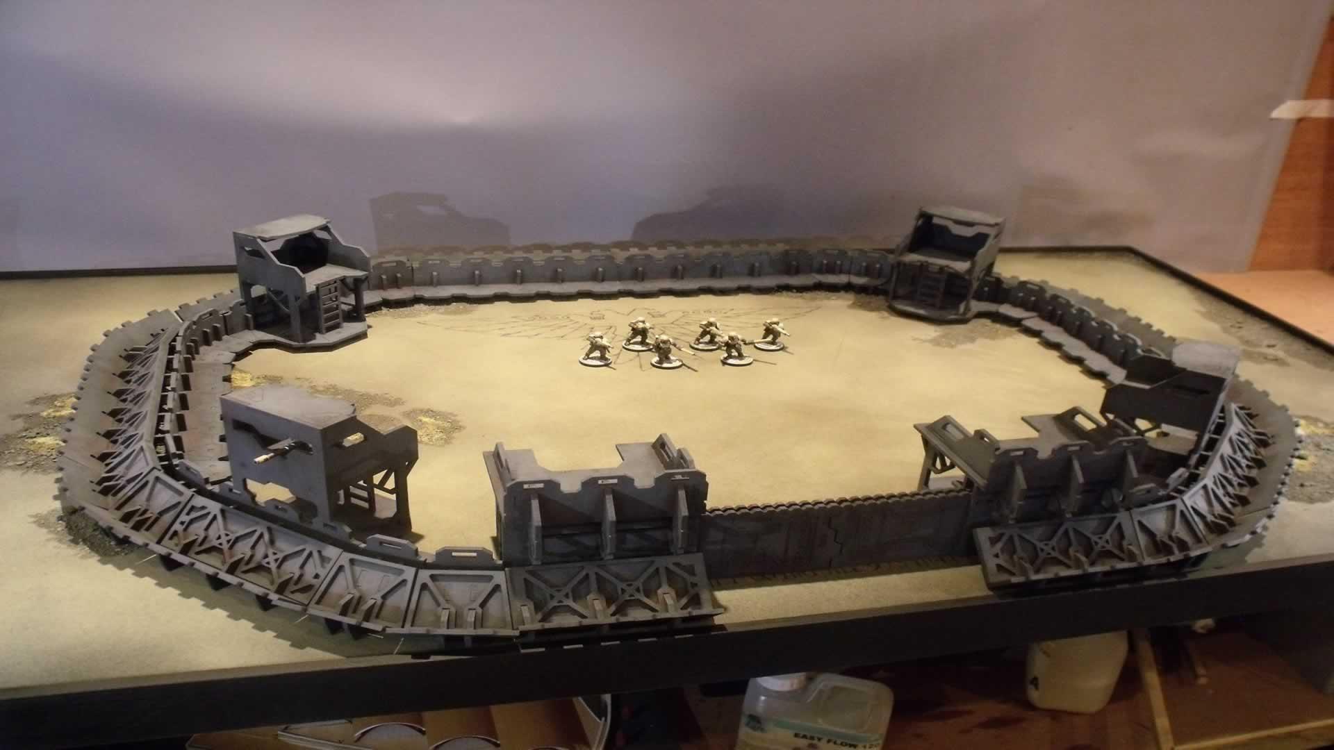 Fortress, Terrain, Trench, Warmill
