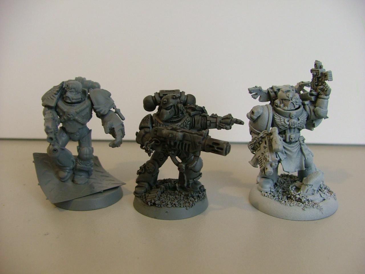 Space Marines, airbrush test 1