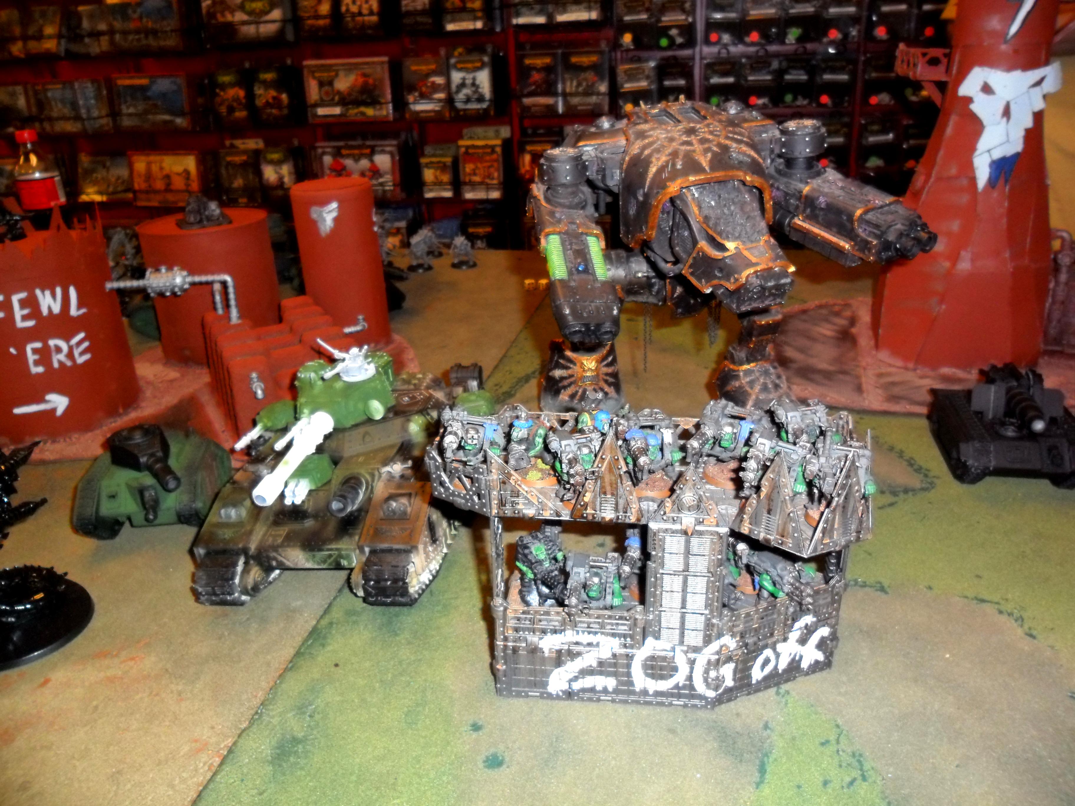 Apocalypse, Baneblade, Ork Scenery, Warhound
