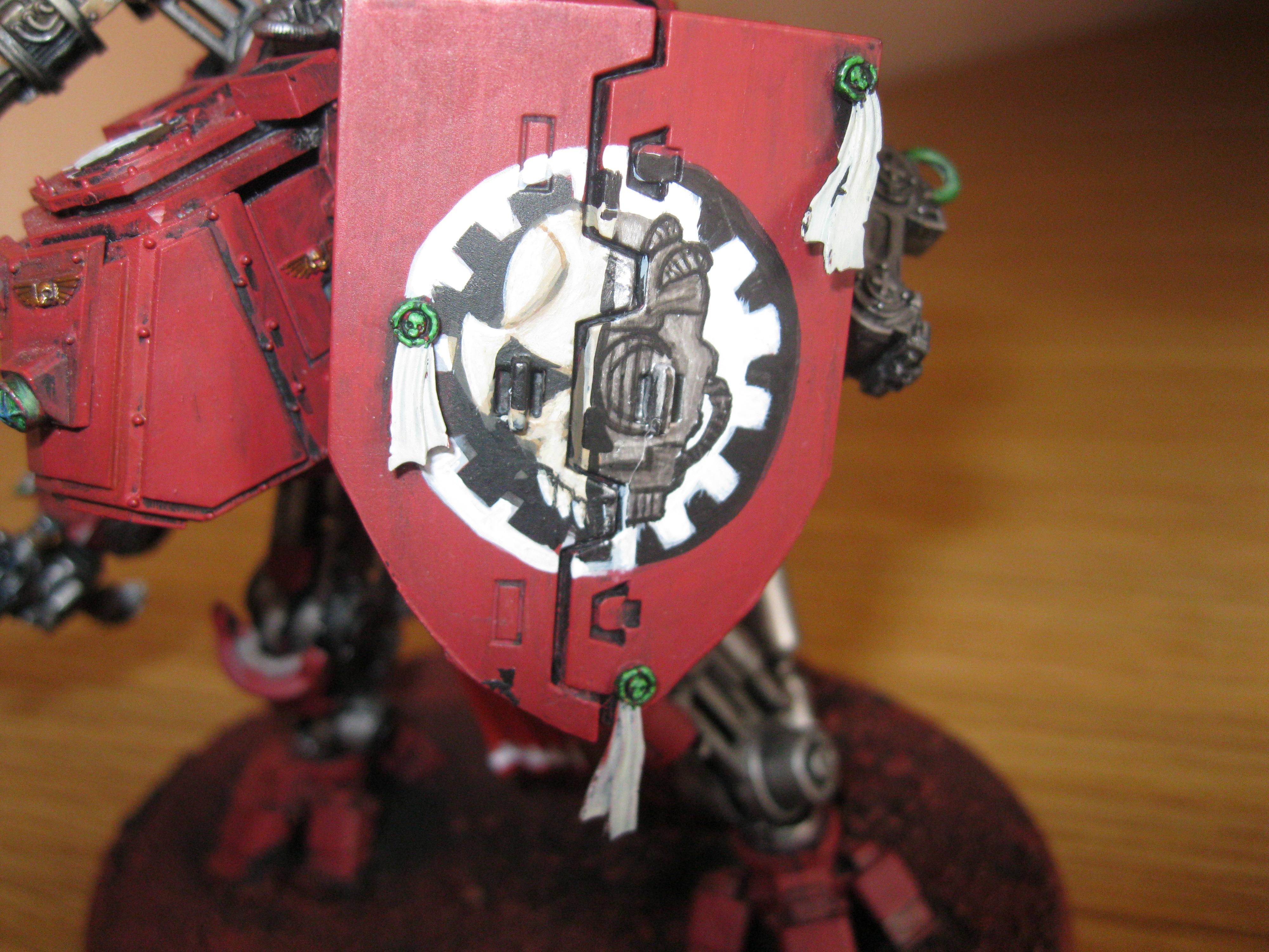 Adeptus Mechanicus, Dreadknights, Freehand, Shield, Walker