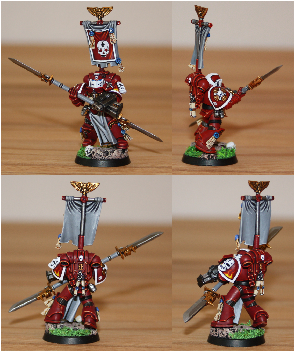 Halberd, Red Hunters, Sergeant, Space Marines, Veteran