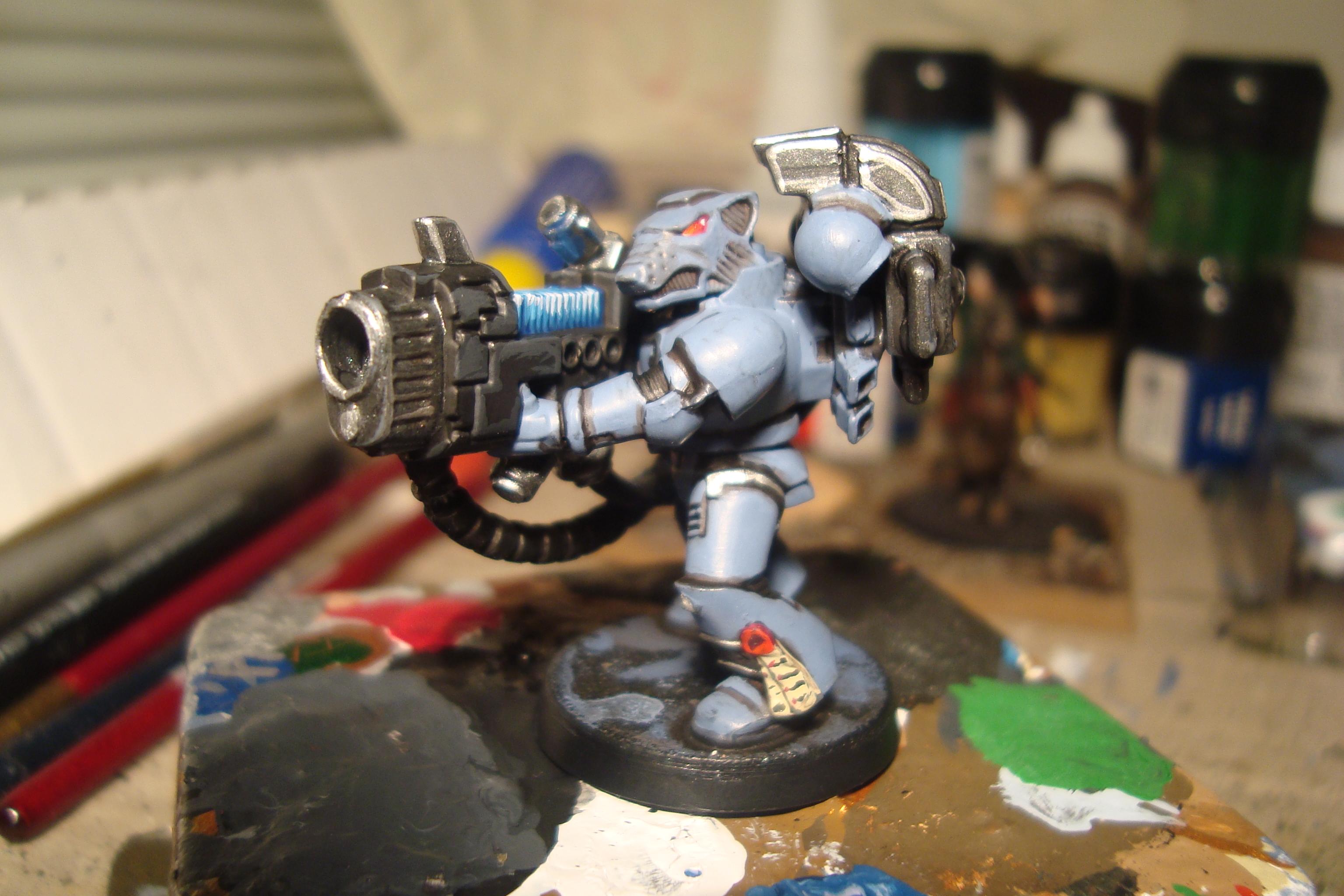Warhammer 40,000, Plasma Cannoner, Front view