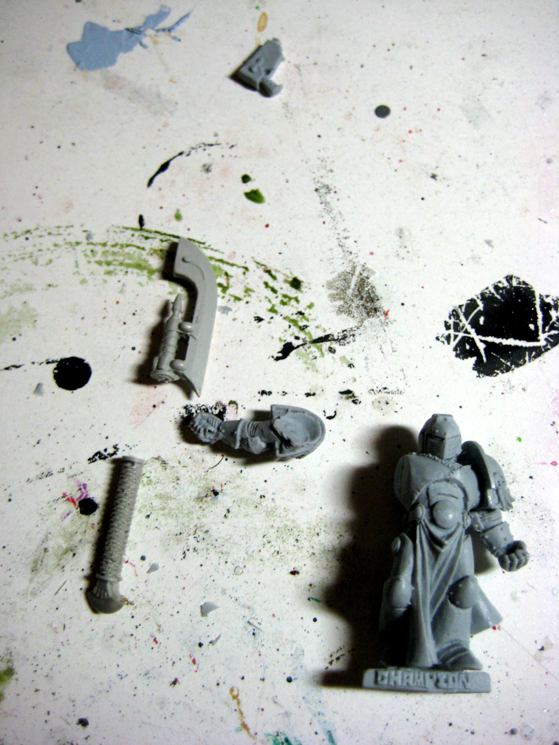 Champion, Conversion, Greenstuff, Pre Heresy, Space Marines, Thousand Sons, Warhammer 40,000, Work In Progress