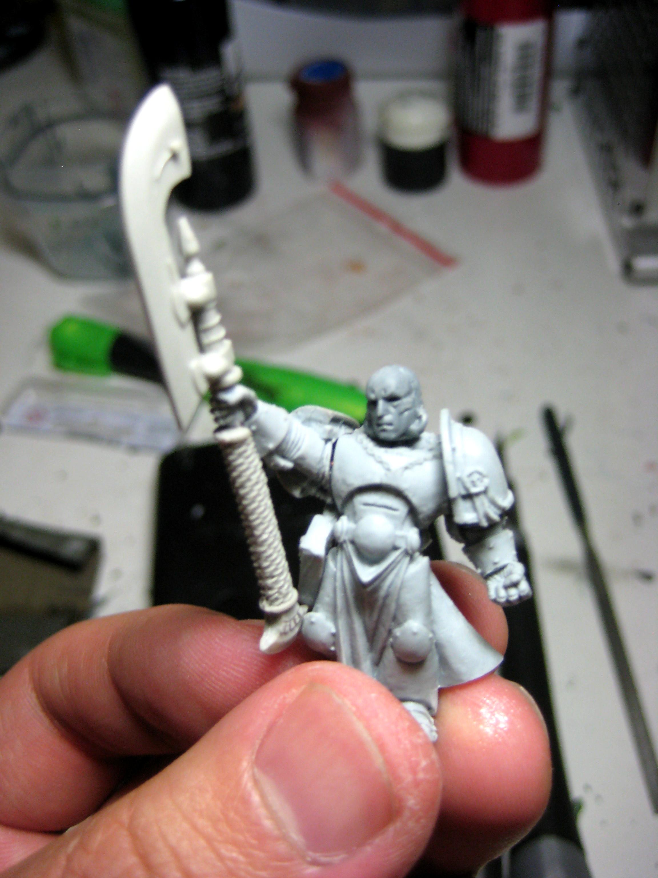 Champion, Conversion, Greenstuff, Pre Heresy, Space Marines, Thousand Sons, Warhammer 40,000, Work In Progress