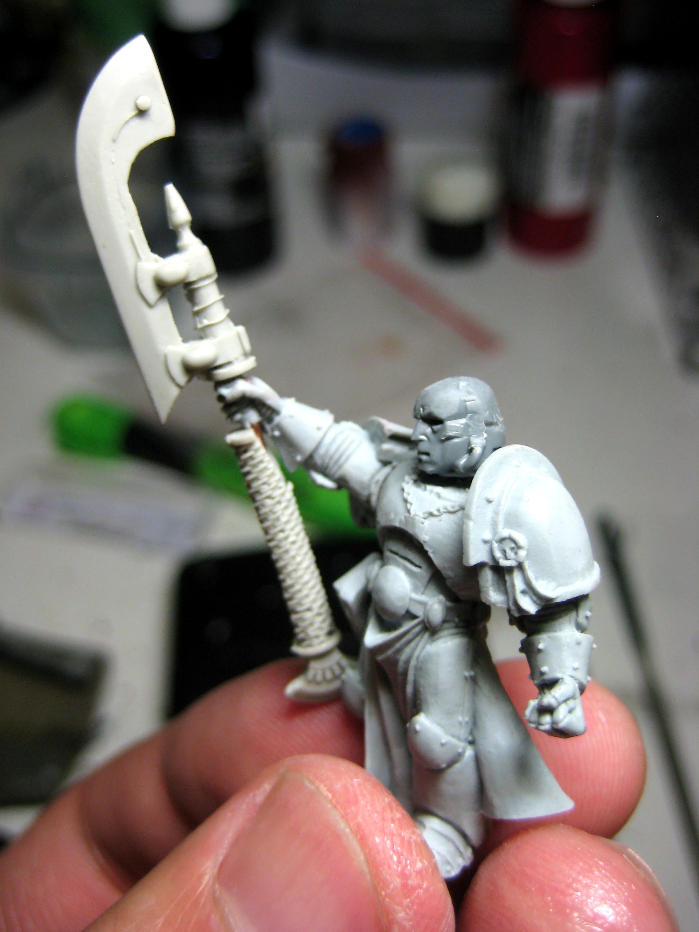 Champion, Conversion, Greenstuff, Pre Heresy, Space Marines, Thousand Sons, Warhammer 40,000, Work In Progress