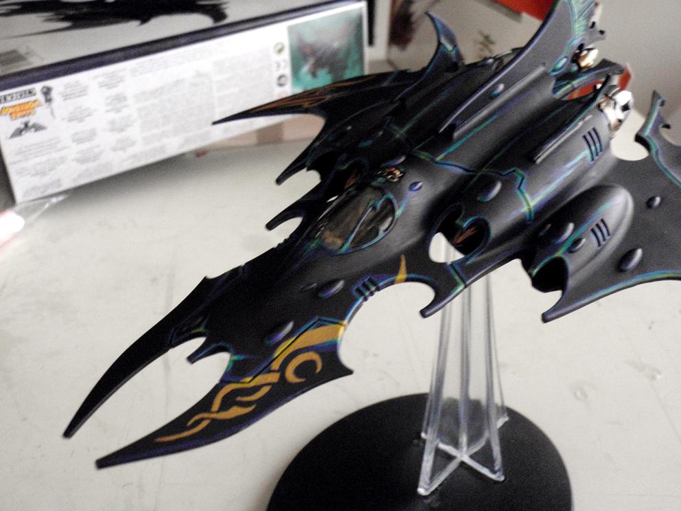 Dark, Eldar, Jetfighter, Razorwing, Work In Progress