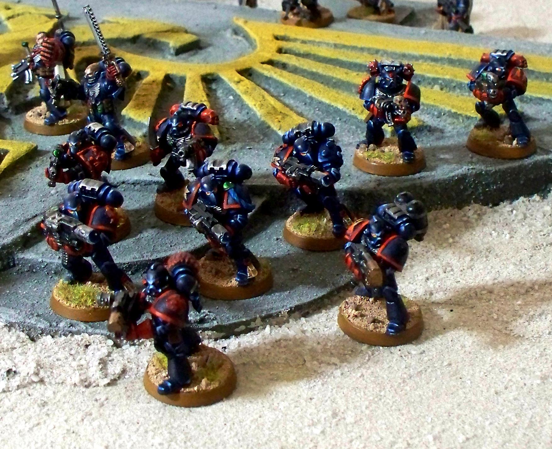 Conversion, Crimson Fists, Space Marines, Sternguard, Warhammer 40,000