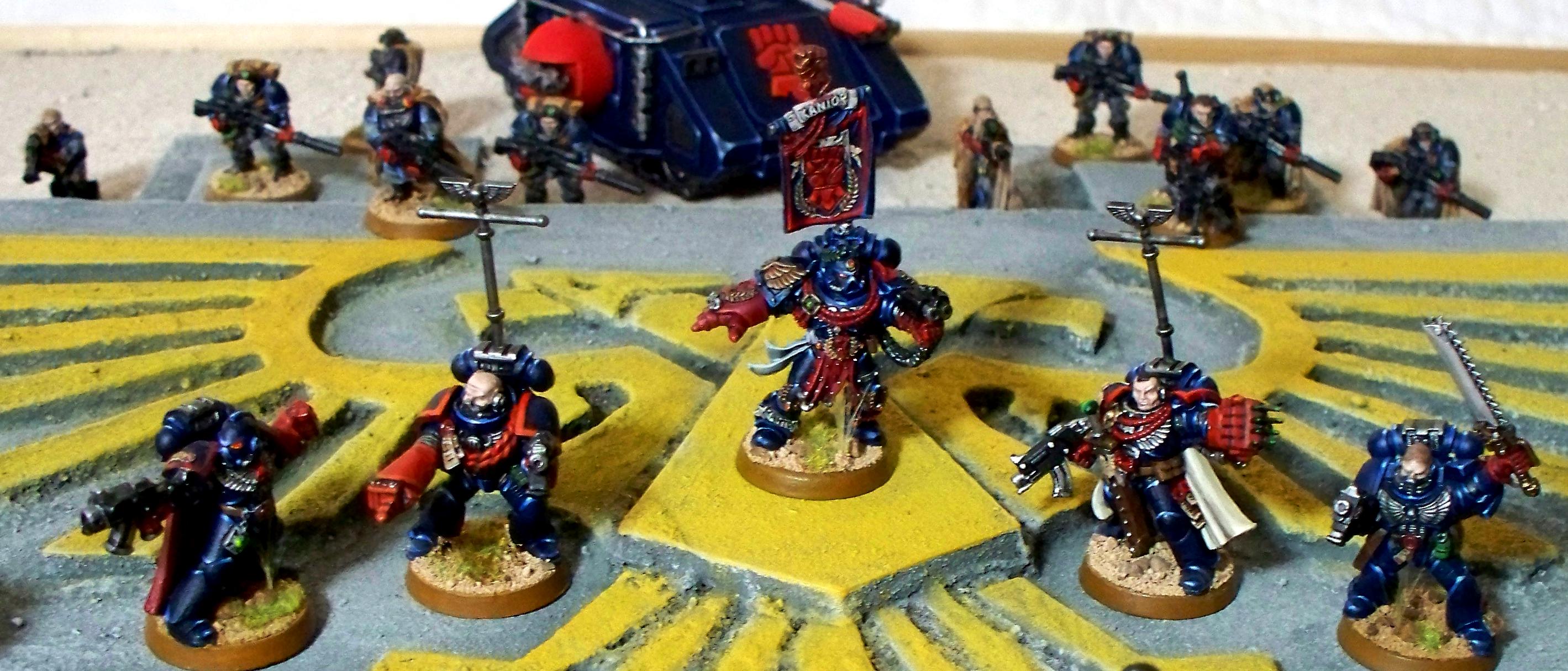 Crimson Fists, Pedro Kantor, Sergeant, Space Marines, Warhammer 40,000
