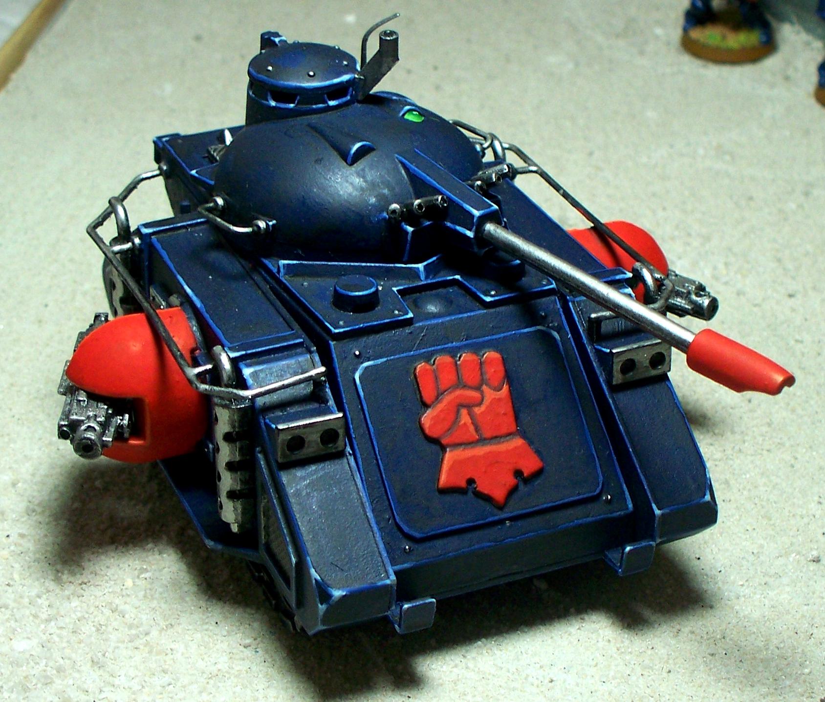 Crimson Fists, Mark I Predator, Mk I Predator, Mki Predator, Predator, Space Marines, Tank, Warhammer 40,000