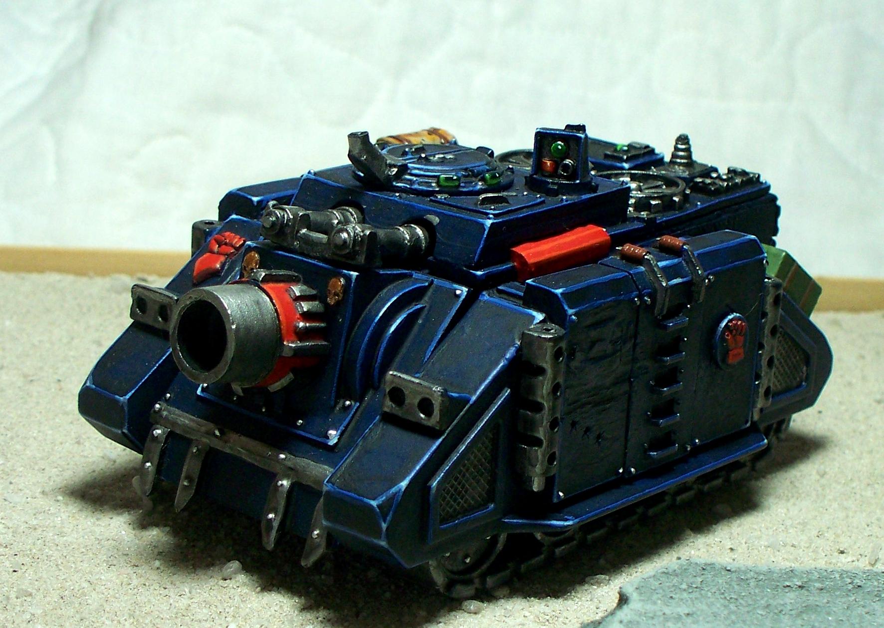 Crimson Fists, Space Marines, Tank, Vindicator, Warhammer 40,000