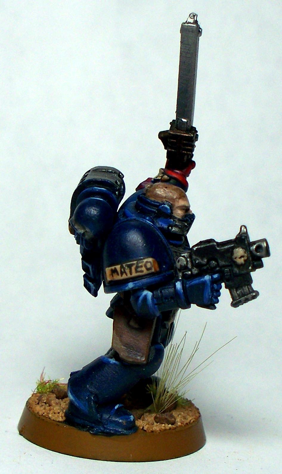 Crimson Fists, Sergeant, Space Marines, Warhammer 40,000
