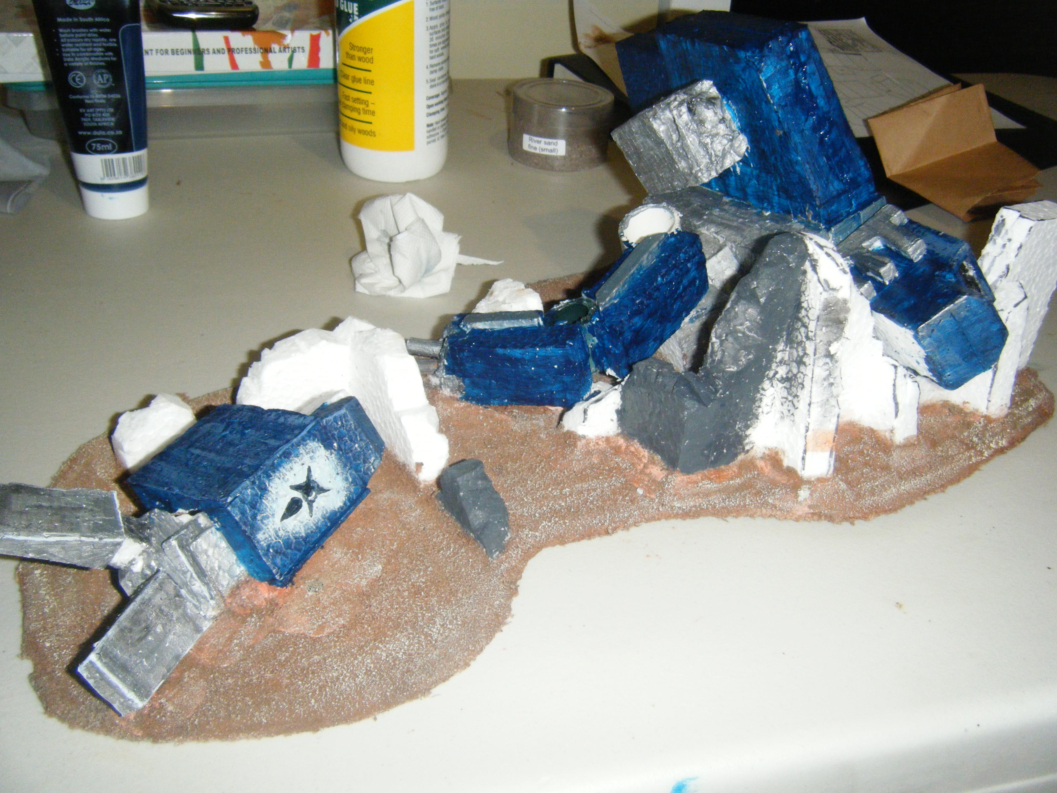 unfinished Painted Titan with Insignia 