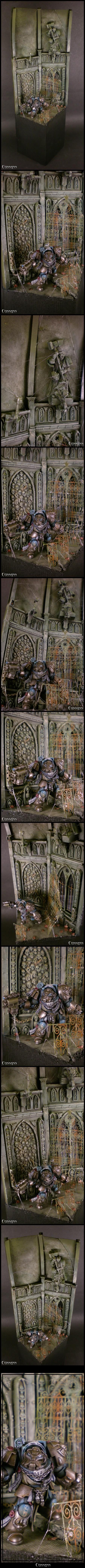 Space Marines, Terminator Armor, Terrain, W40k, Warhammer 40,000