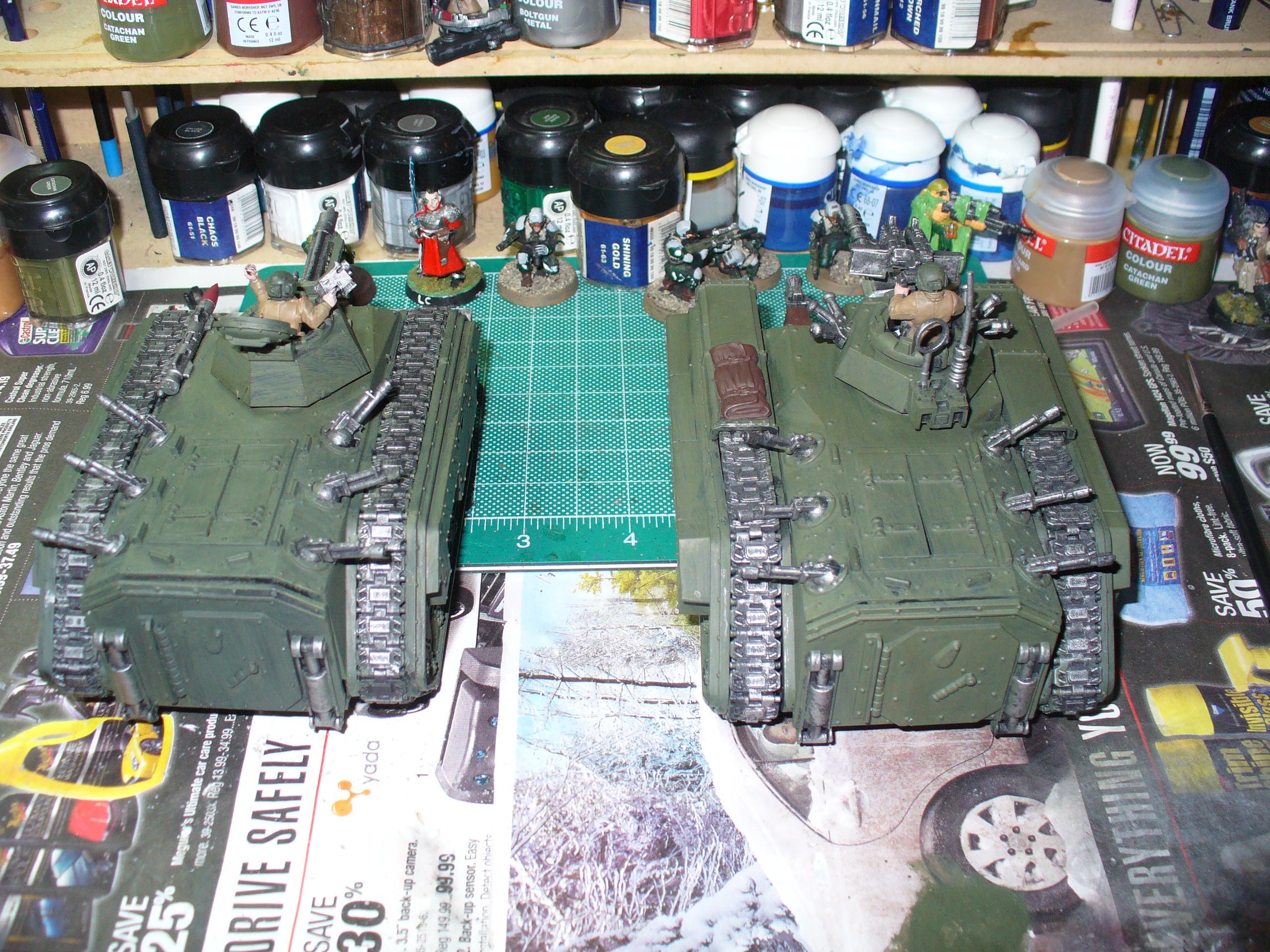 Rear armour