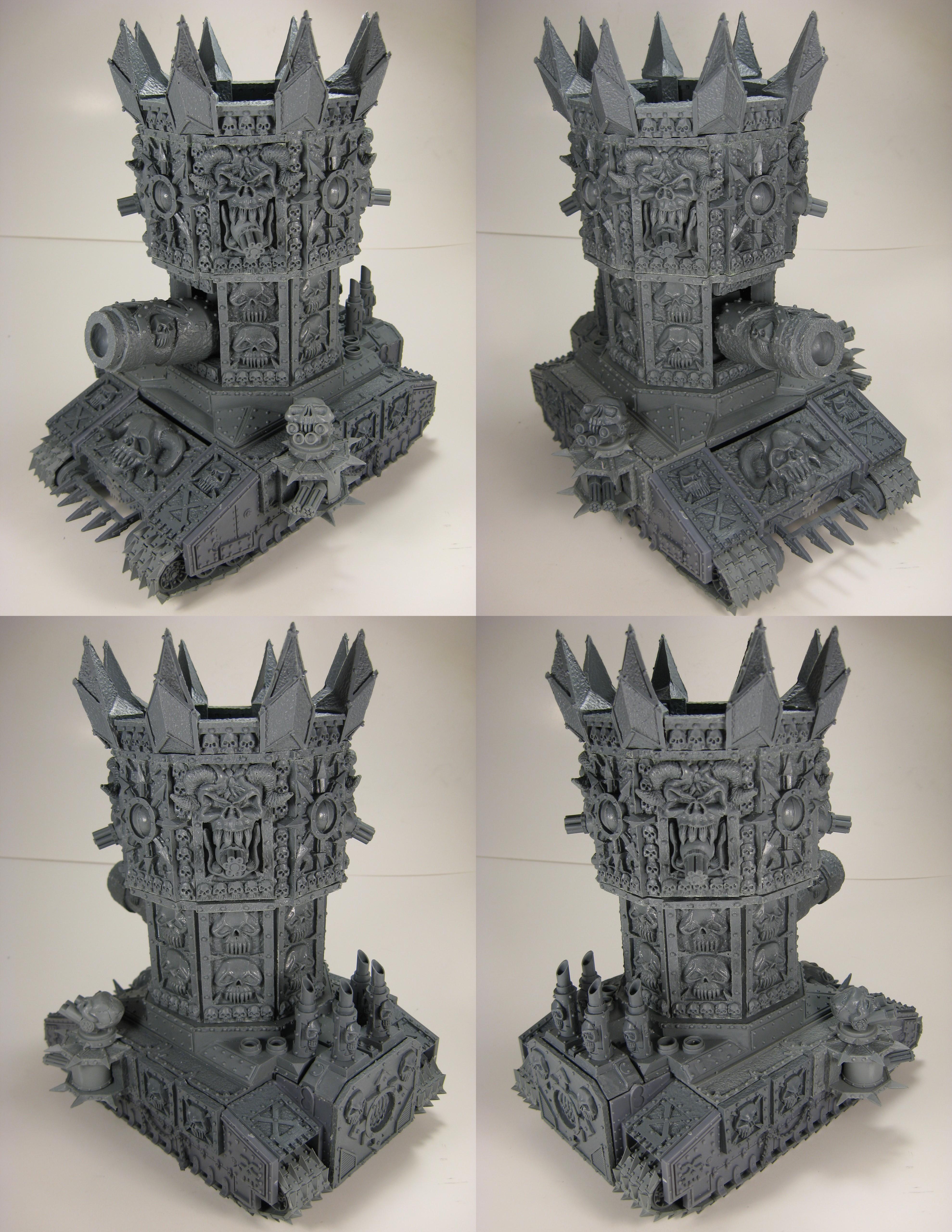 Baneblade, Chaos Space Marines, Khorne, Scratch Build, Super-heavy, Tower Of Skulls