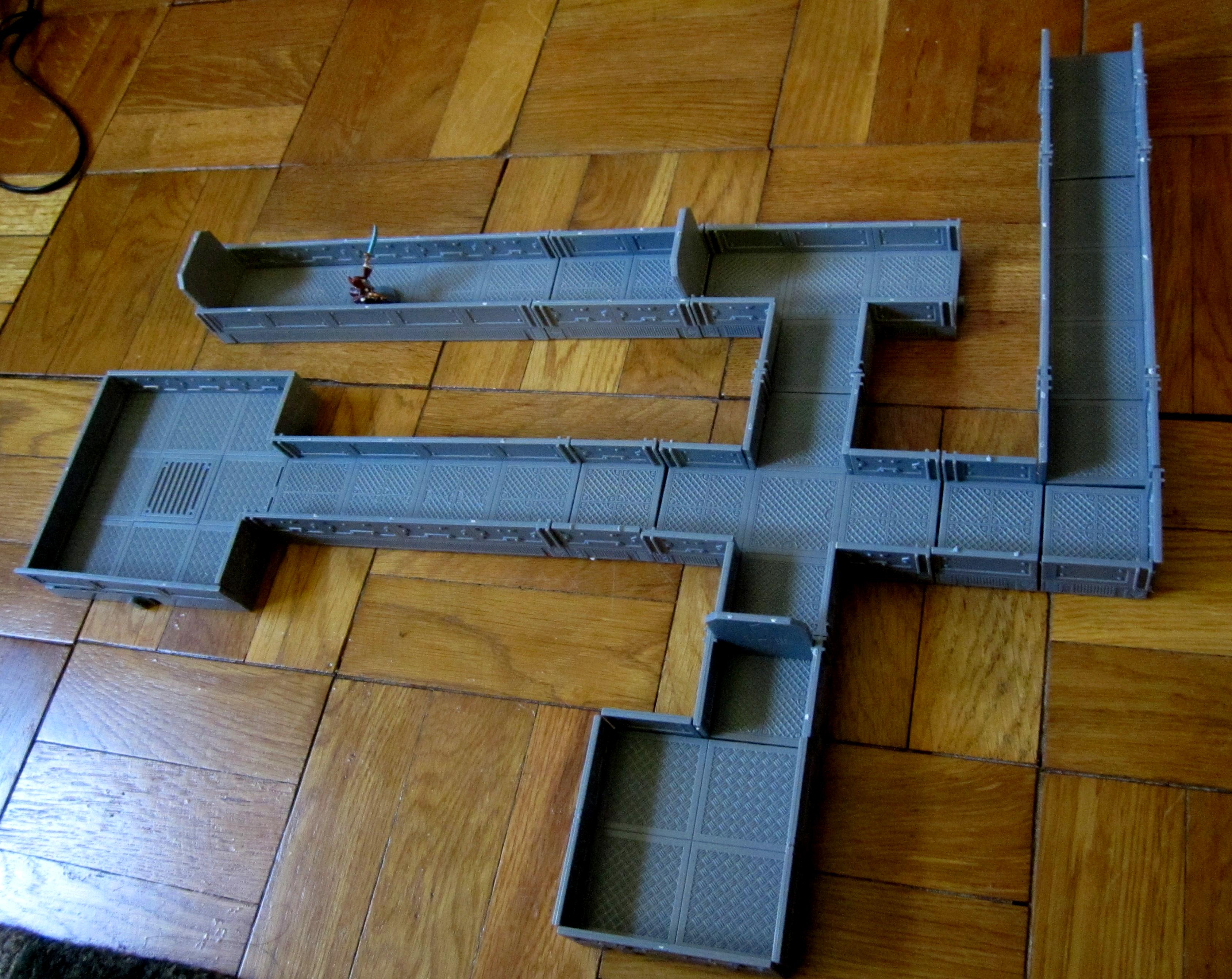 Corridors, Creative Gamescapes, Space Corridors, Space Hulk