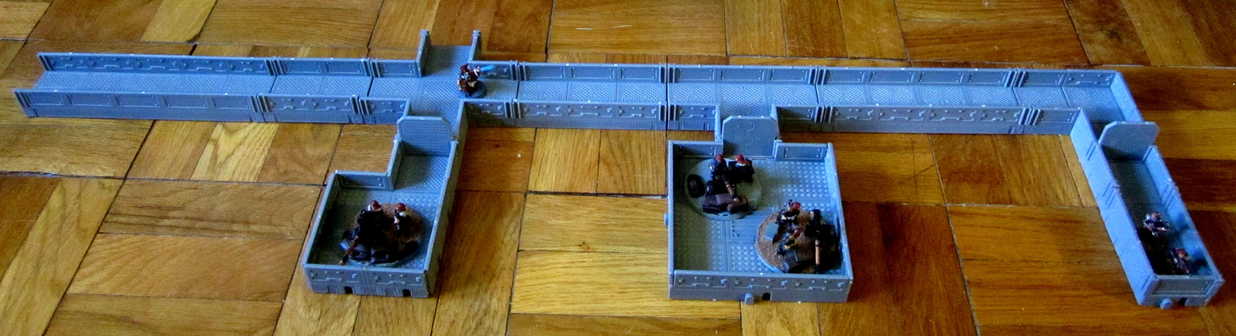 Corridors, Creative Gamescapes, Space Corridors, Space Hulk