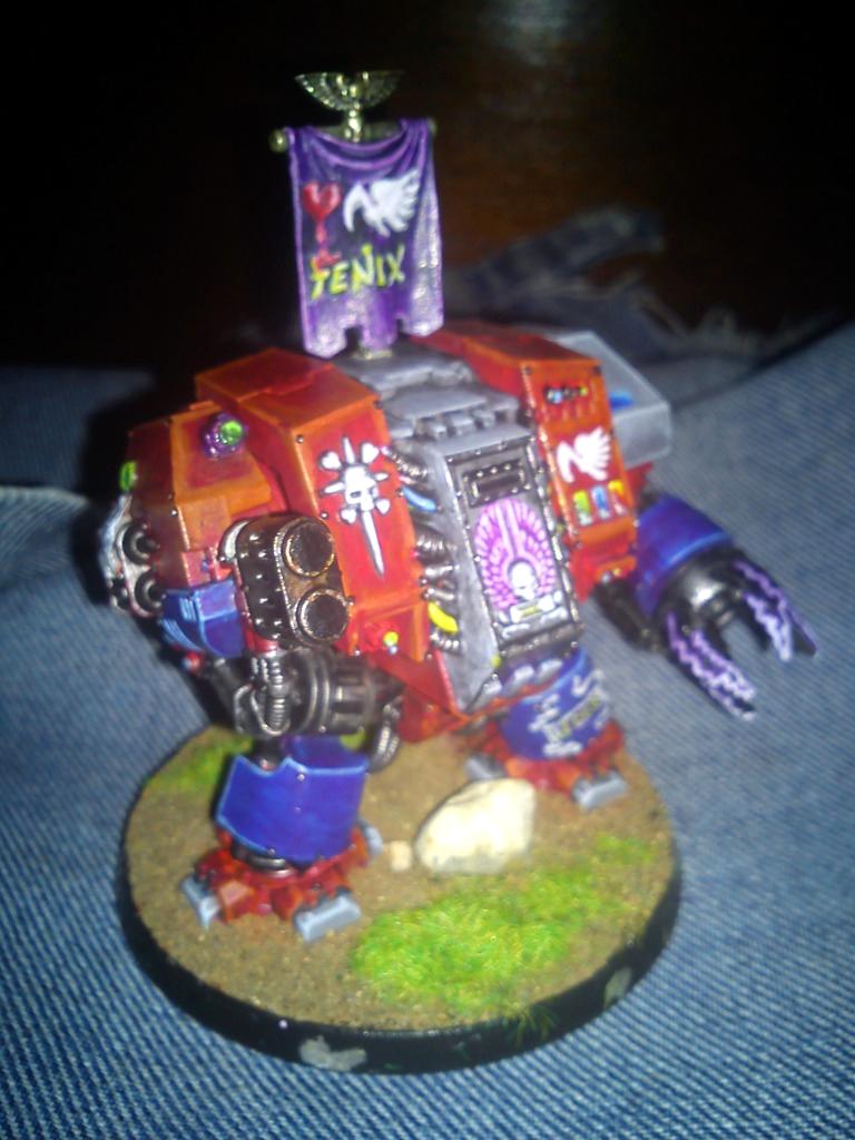 Dreadnought, Red Raptors, Red Raptors Dreadnought, Space Marines