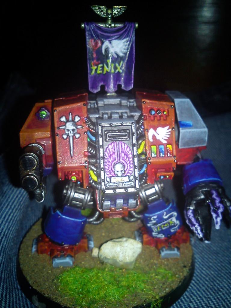 Dreadnought, Dreadnought Ancient Fenix, Red Raptors, Warhammer 40,000