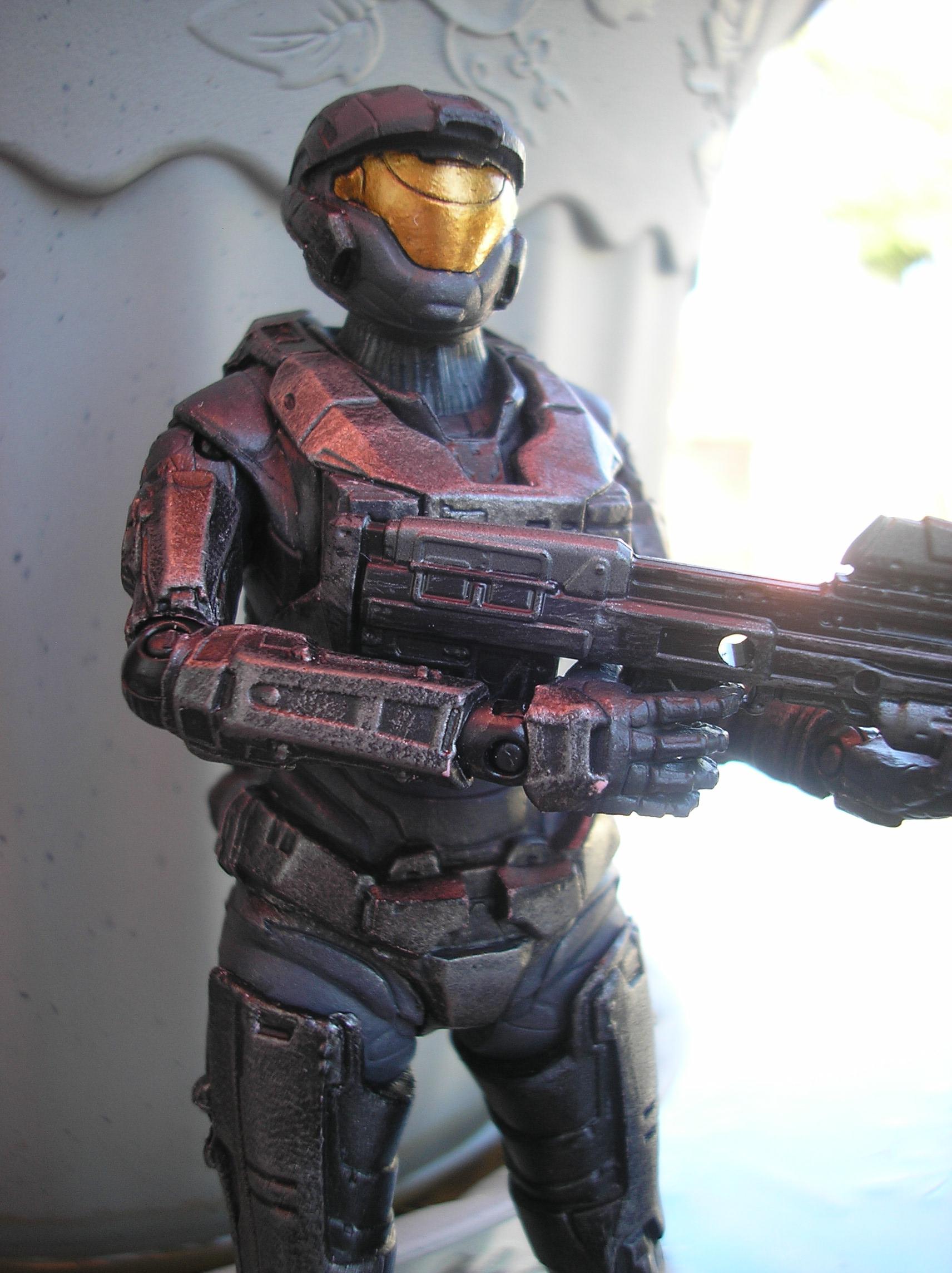 Action Figure, Gun, Halo, Space Marines