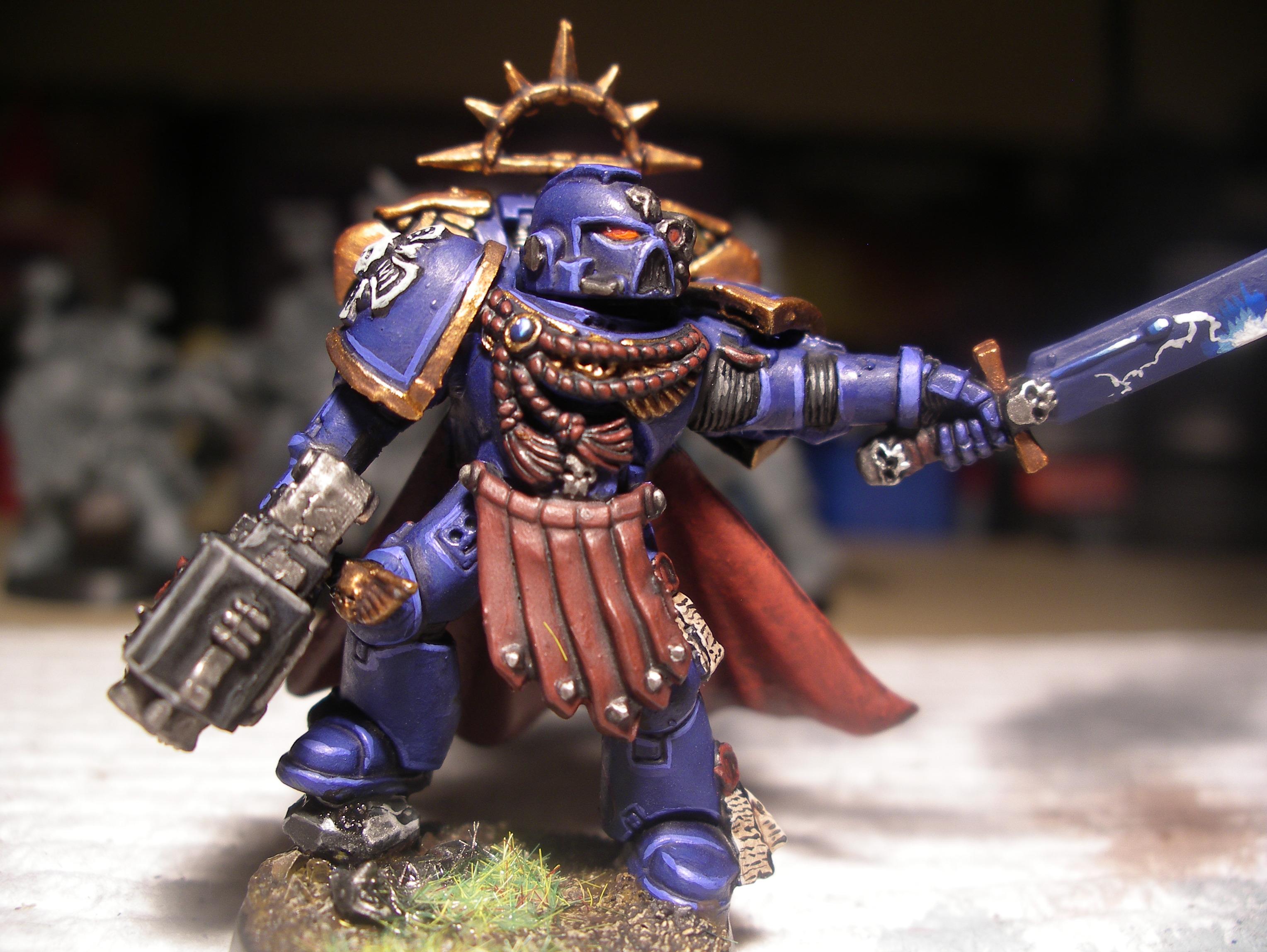 Captain, Space Marines, Ultramarines, Warhammer 40,000