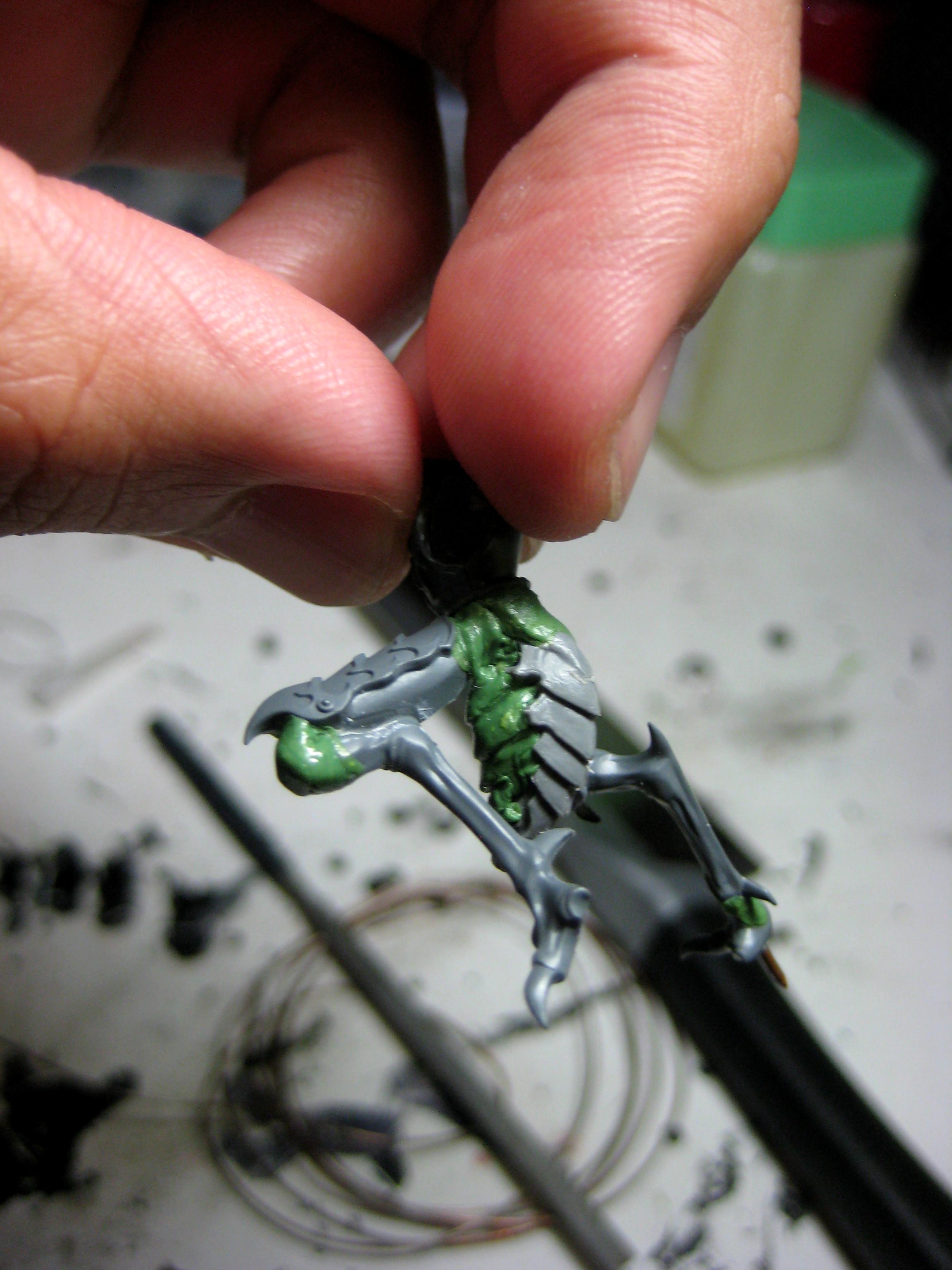 Sorcerer, True Scale, Vespid, Warhammer 40,000, Work In Progress