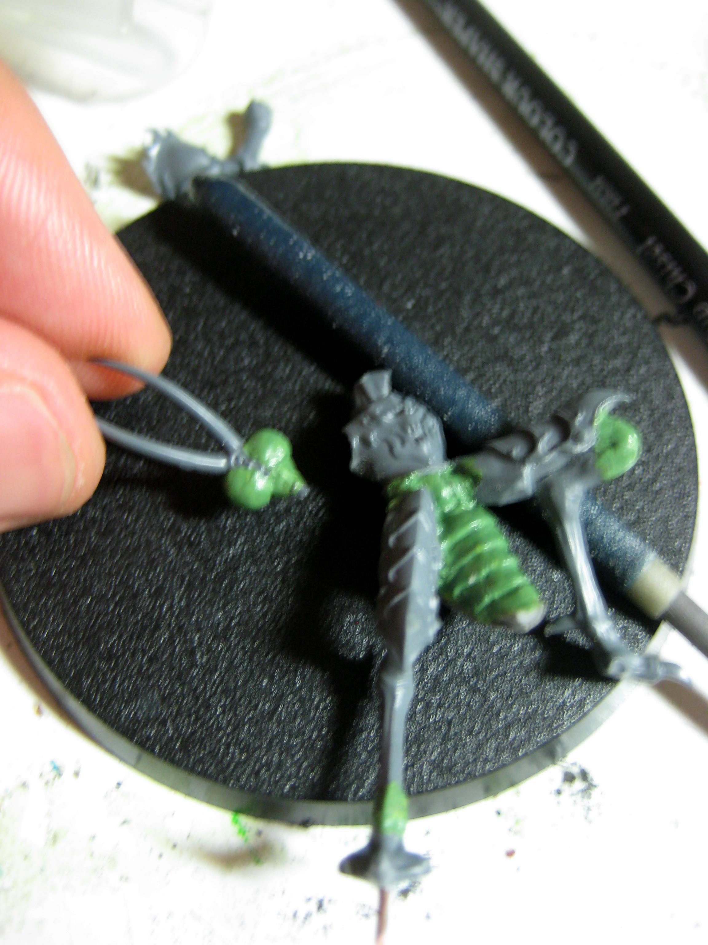 Sorcerer, True Scale, Vespid, Warhammer 40,000, Work In Progress