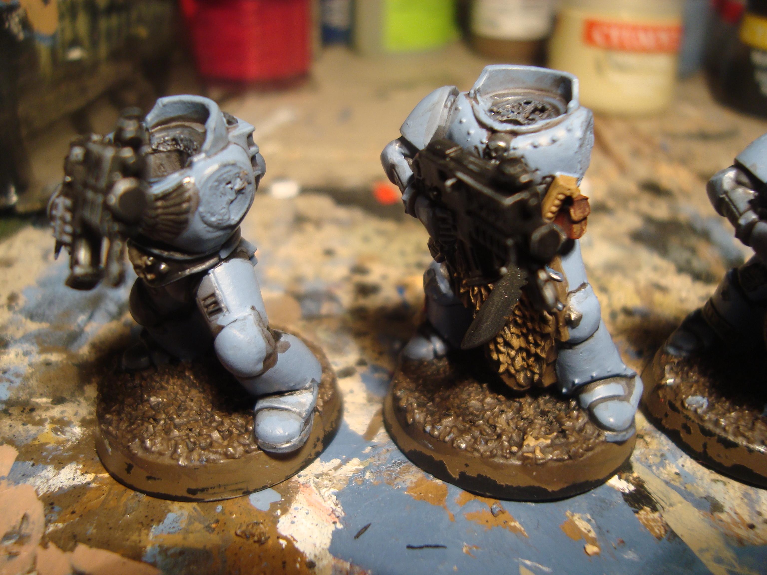 Close up, left hand side