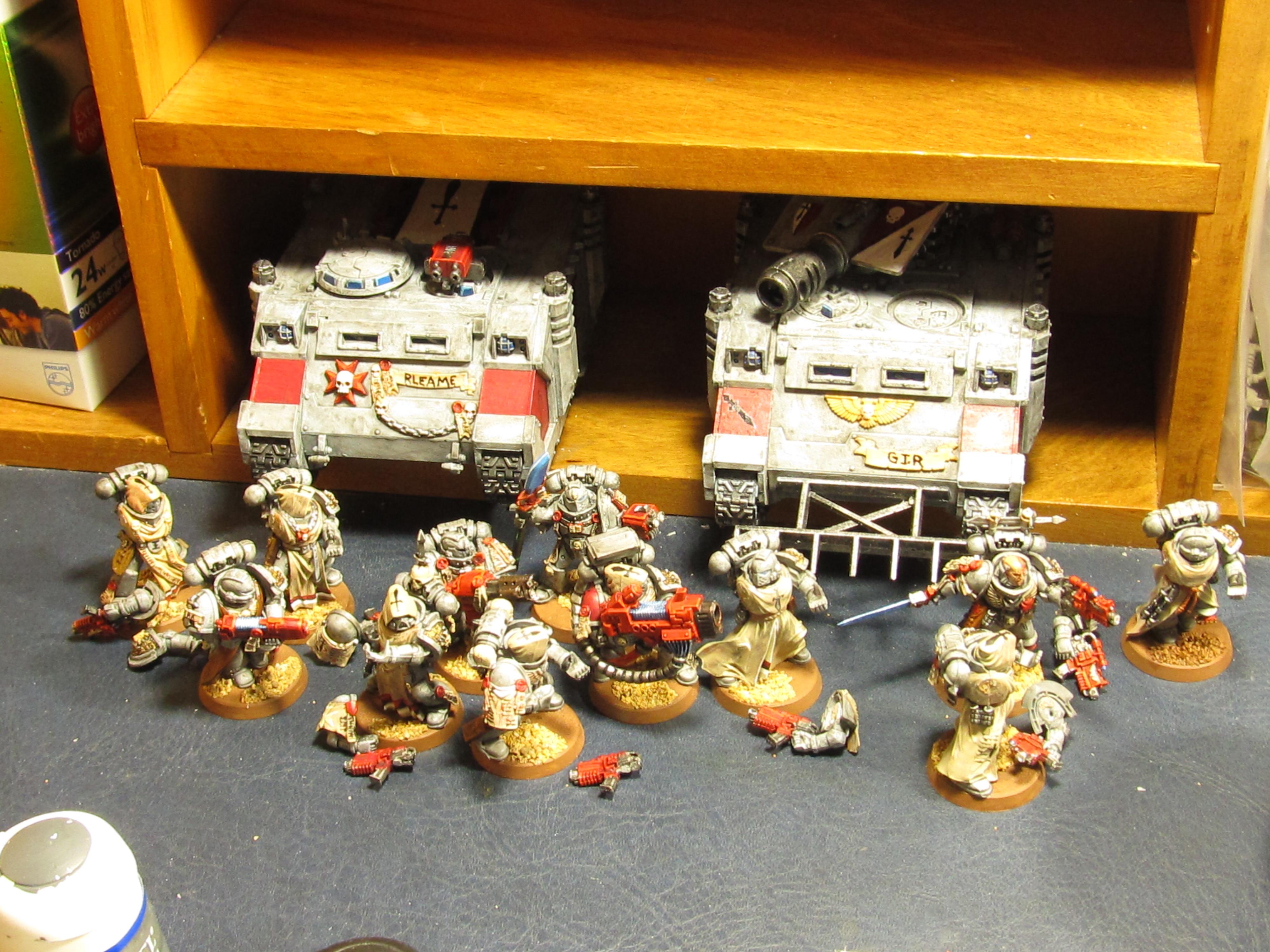 Models to repaint - washed black