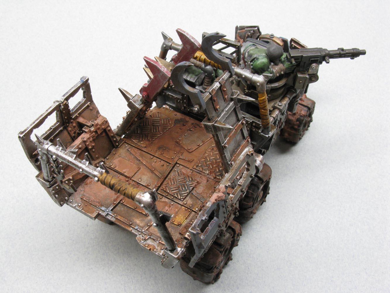 Boy, Burnas, Lootas, Orcs, Orks, Stompa, Trukk, Warboss, Warhammer 40,000, Warhammer Fantasy