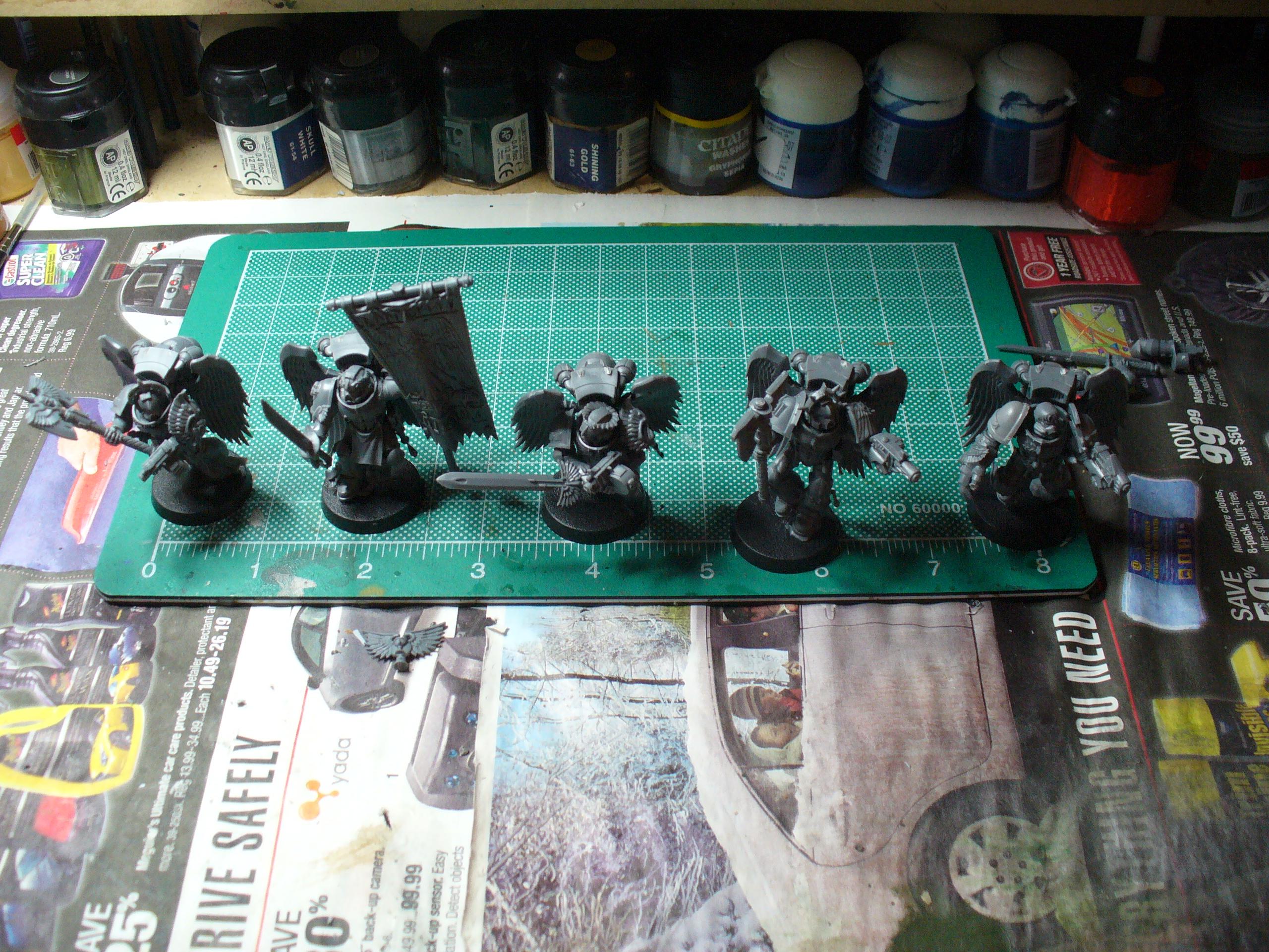 Sanguinary Guard, all the wings are staying on so far