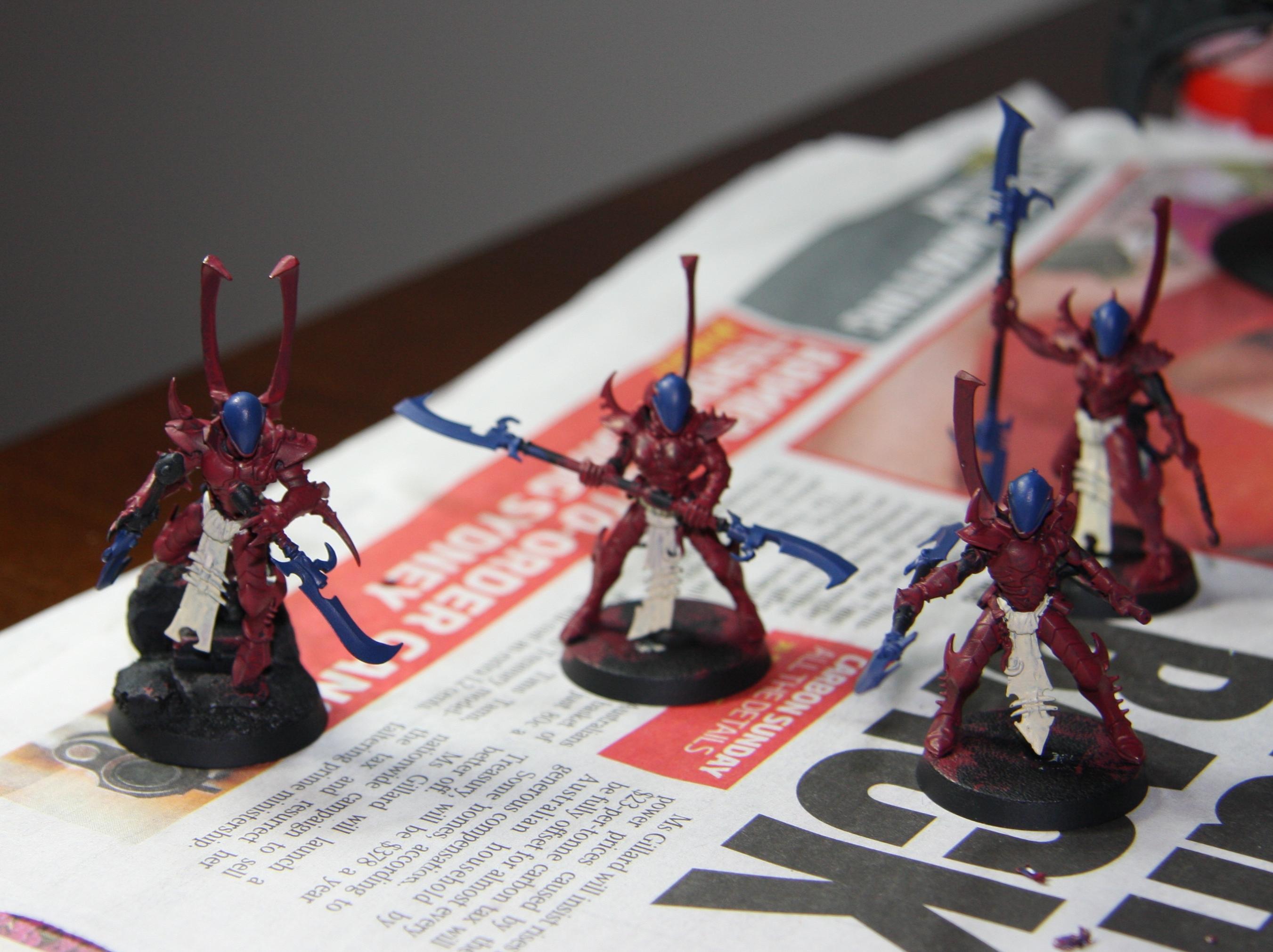 Dark Eldar, Incubi, Work In Progress