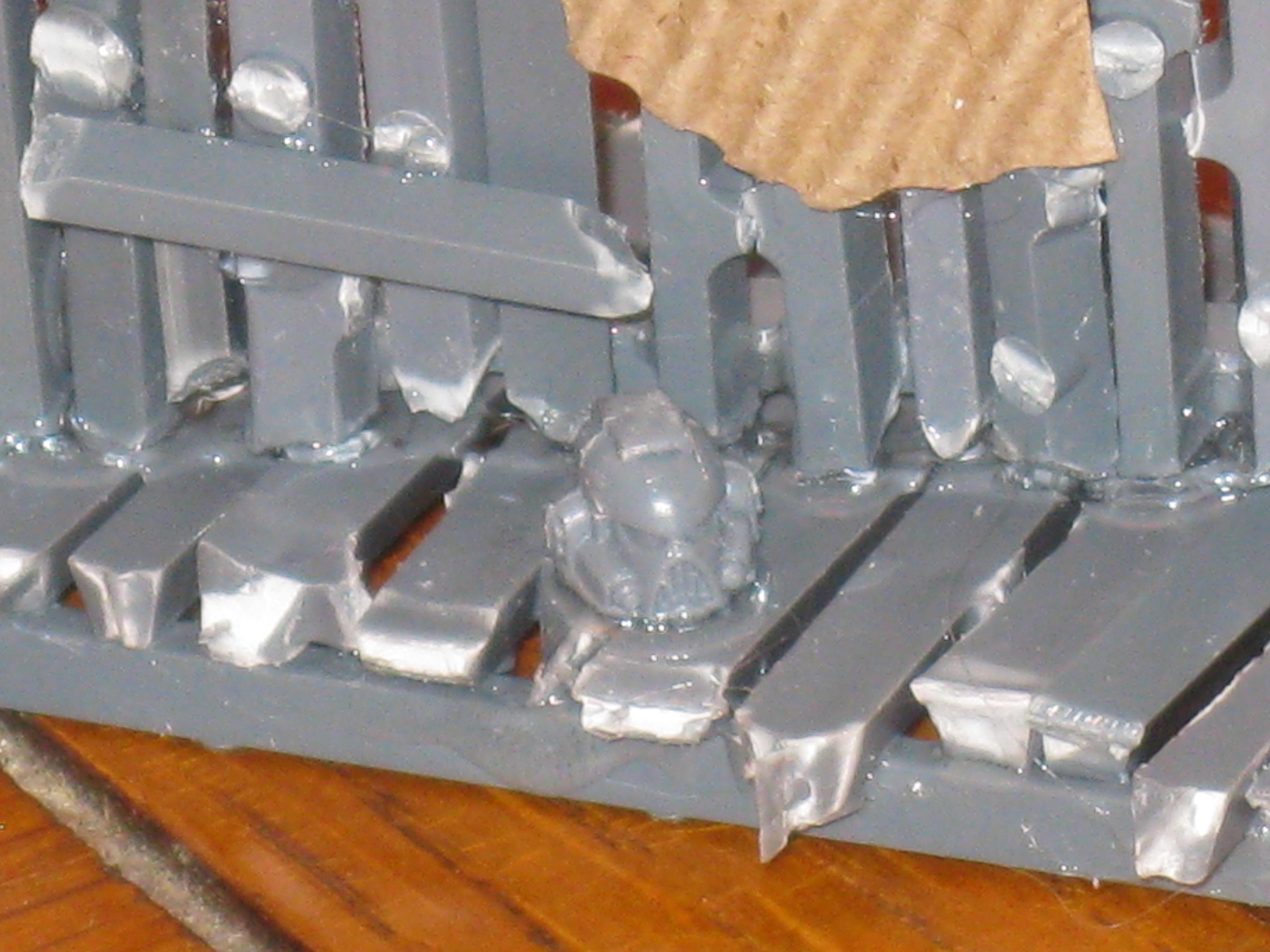 a SM helmet